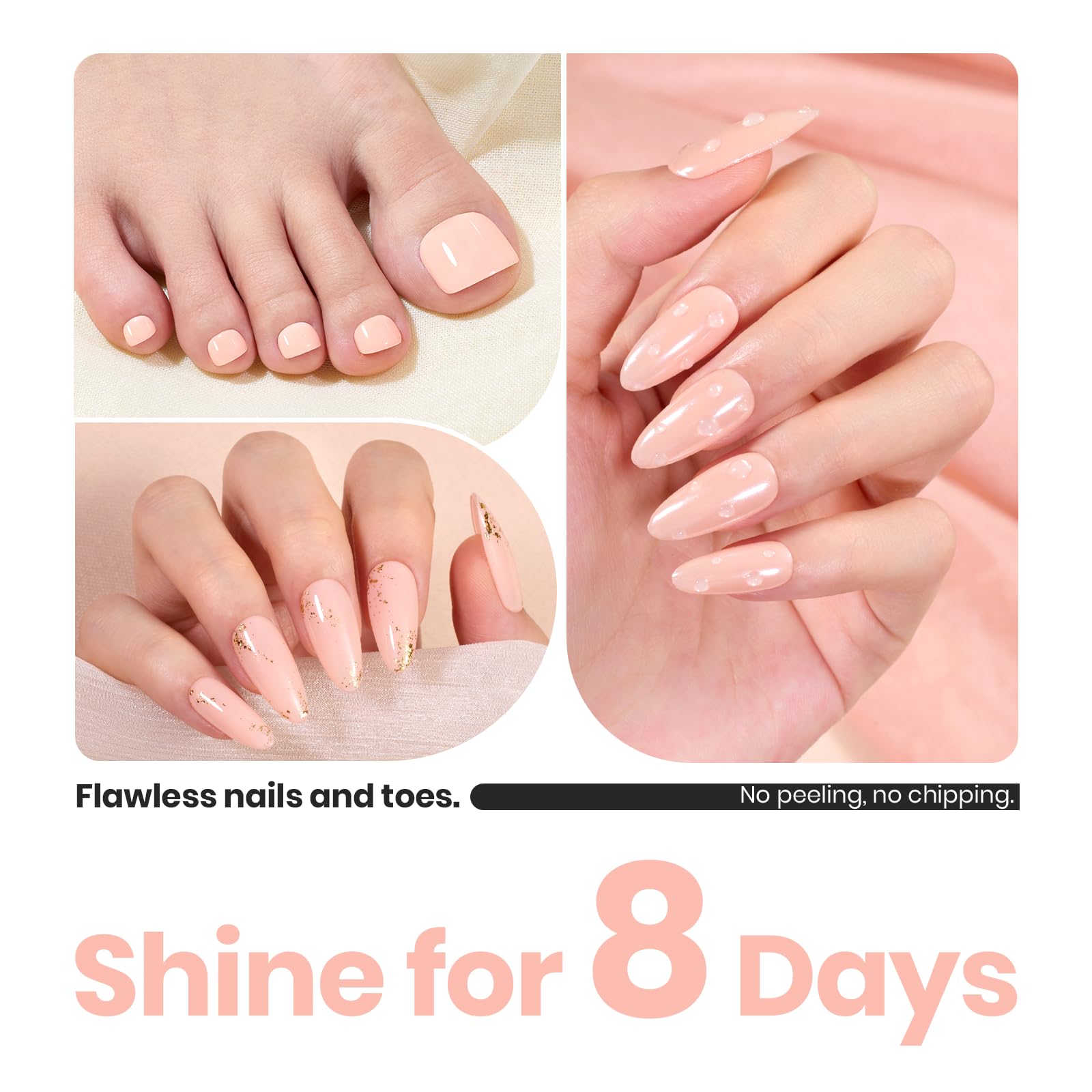 Foto 6 pulgar | Fortalecedor De Uñas Beetles Bubbly Bliss Nude Pink 15 Ml - Venta Internacional.