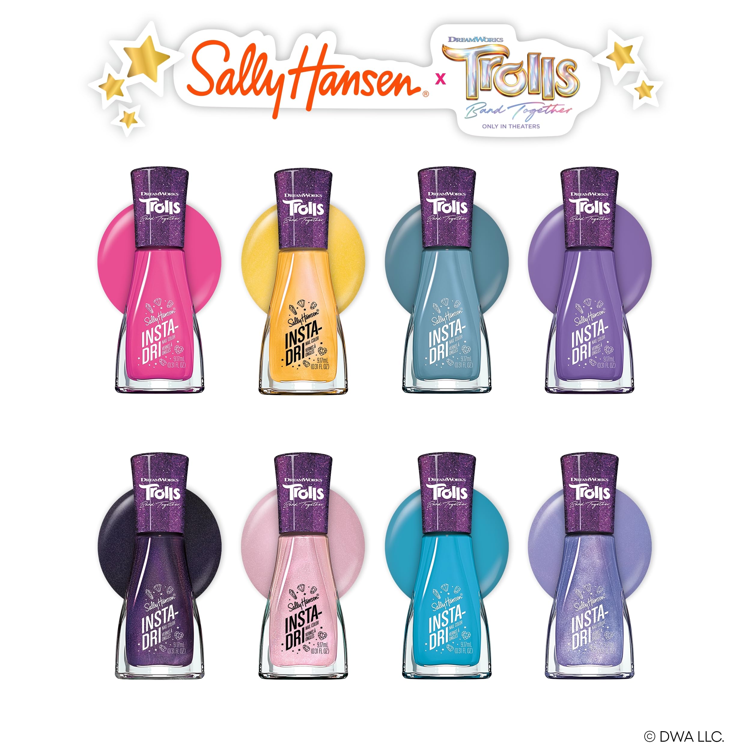 Foto 7 | Esmalte De Uñas Sally Hansen Insta-dri X Trolls Viva Power 9ml - Venta Internacional.