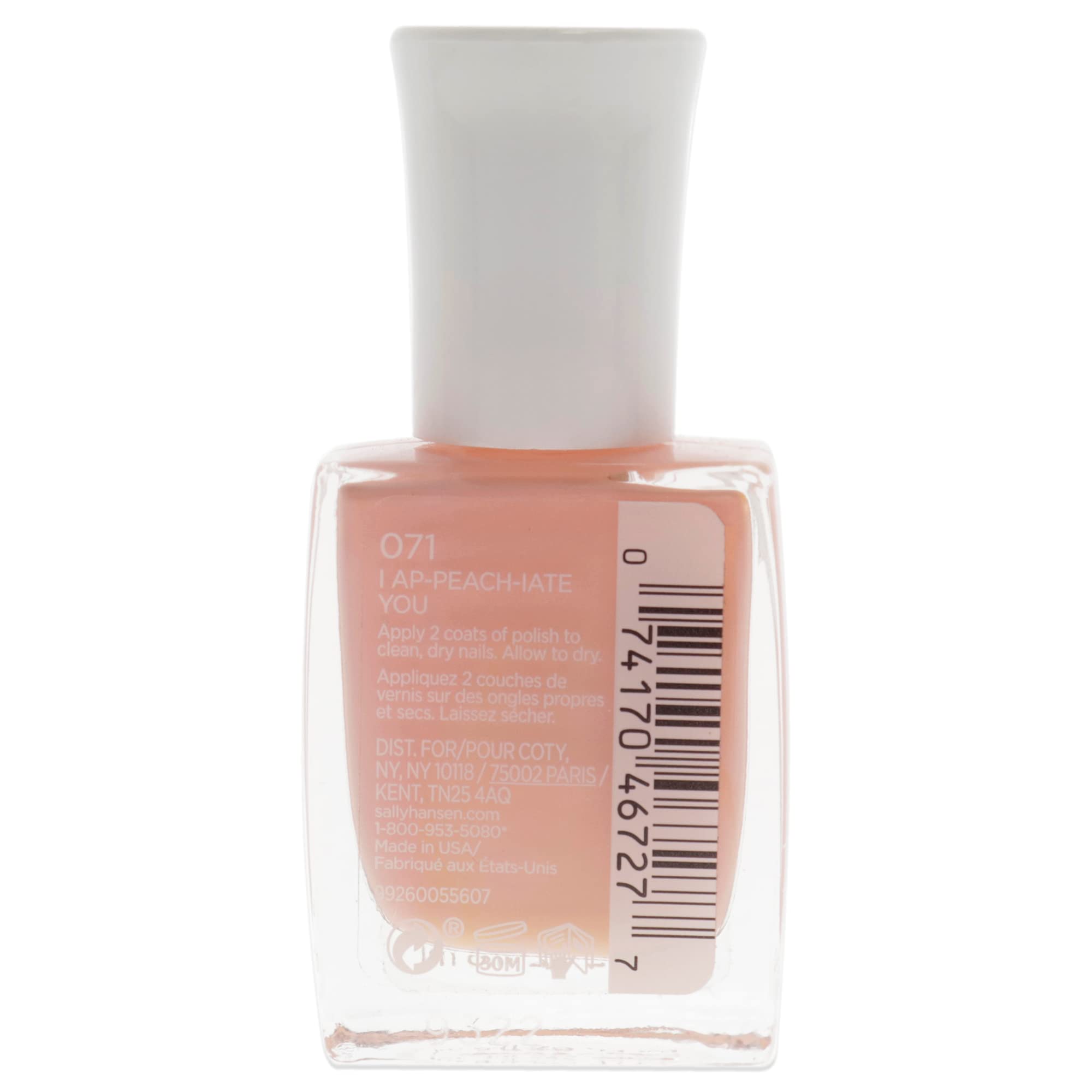 Foto 2 | Esmalte De Uñas Sally Hansen Mega Strength I Ap-peach-iate You - Venta Internacional.