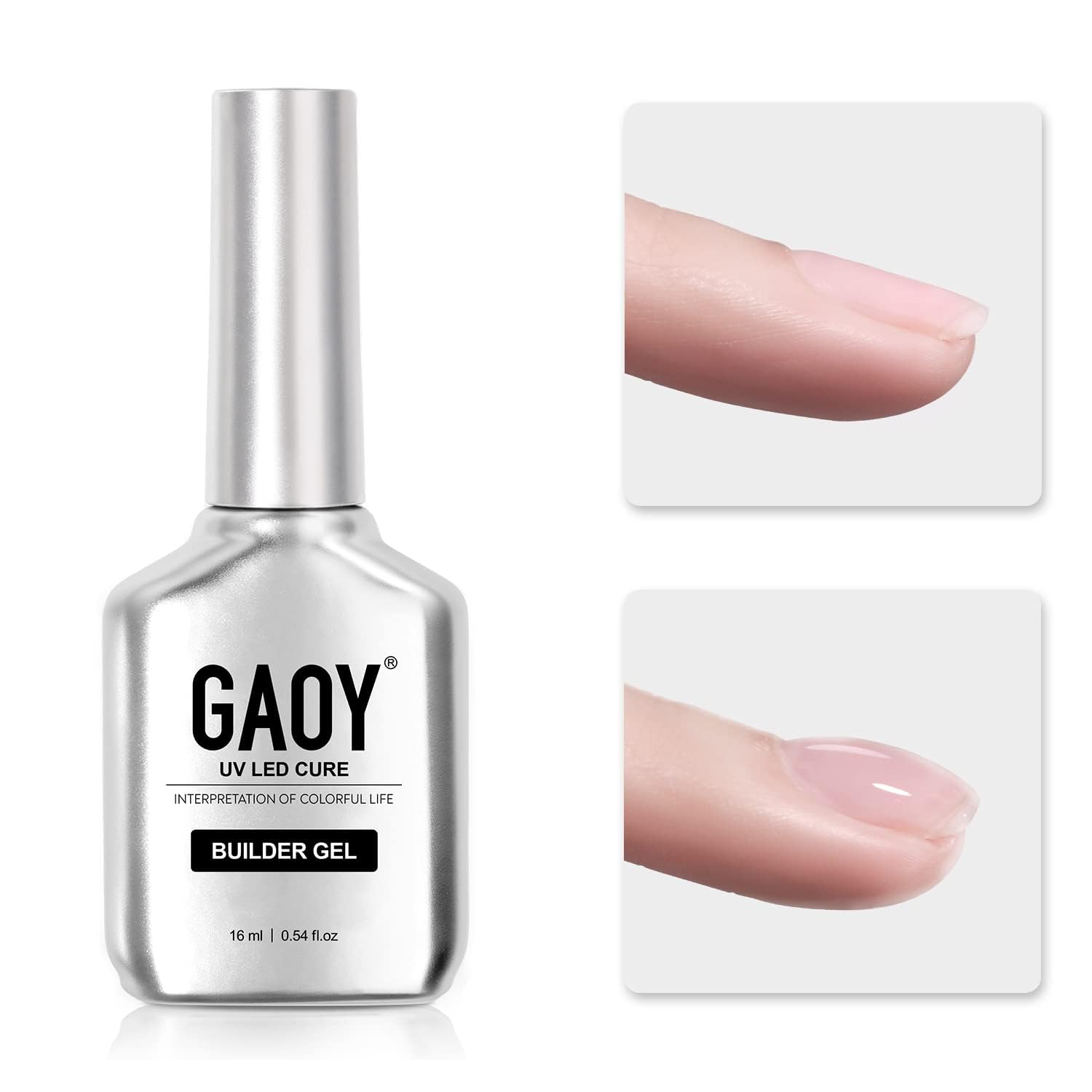 Gel Formador De Uñas Gaoy Clear, 16 Ml, Fortalecedor De Uñas, Remojo Uv - Venta Internacional.