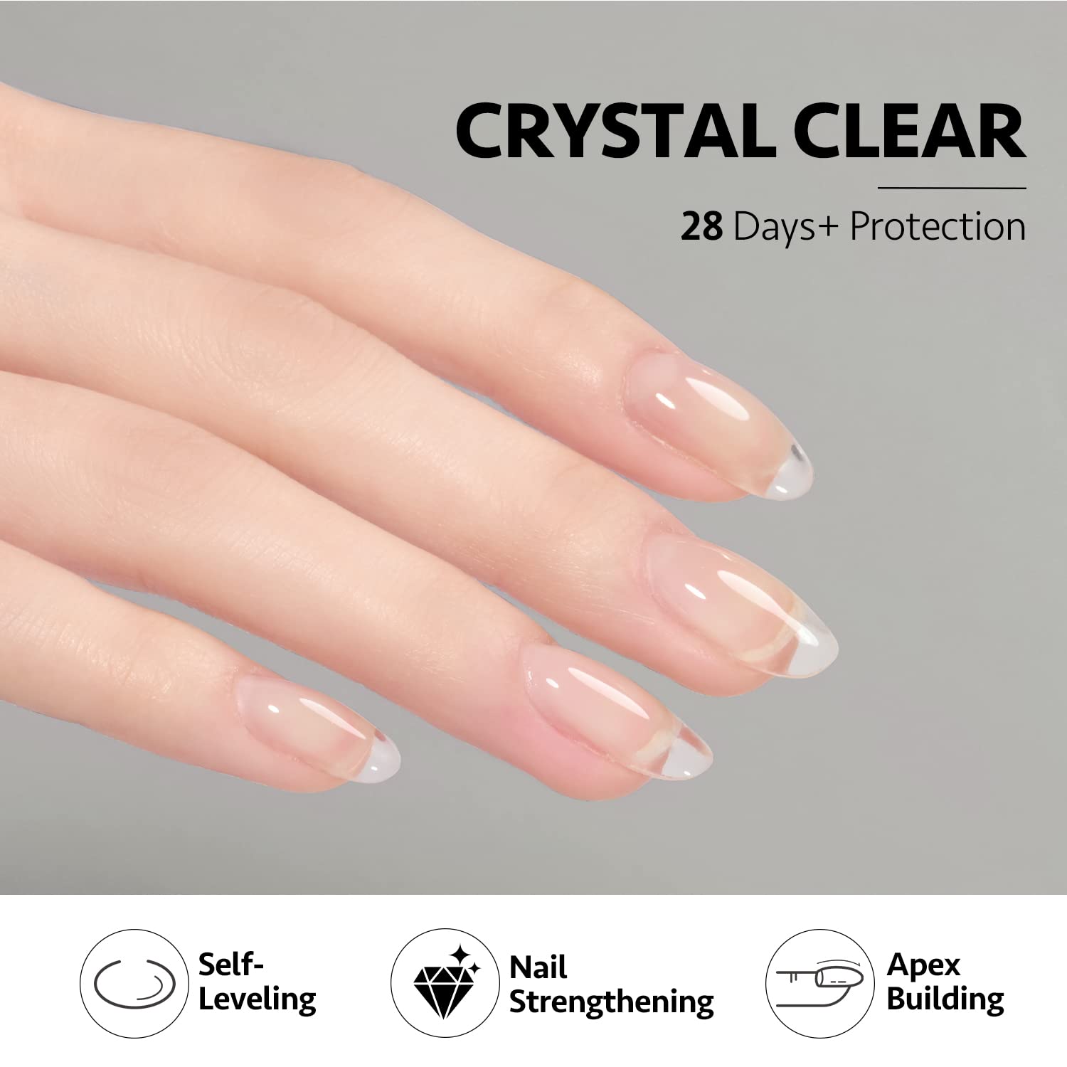 Foto 4 | Gel Formador De Uñas Gaoy Clear, 16 Ml, Fortalecedor De Uñas, Remojo Uv - Venta Internacional.