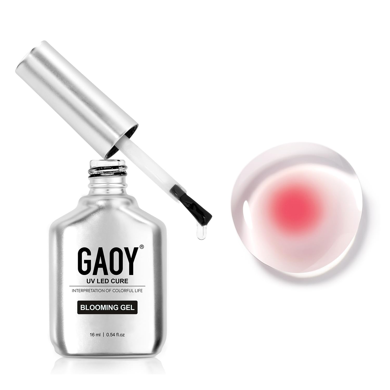 Gel Protector De Uñas Gaoy, Gel Uv Transparente, 16 Ml - Venta Internacional.