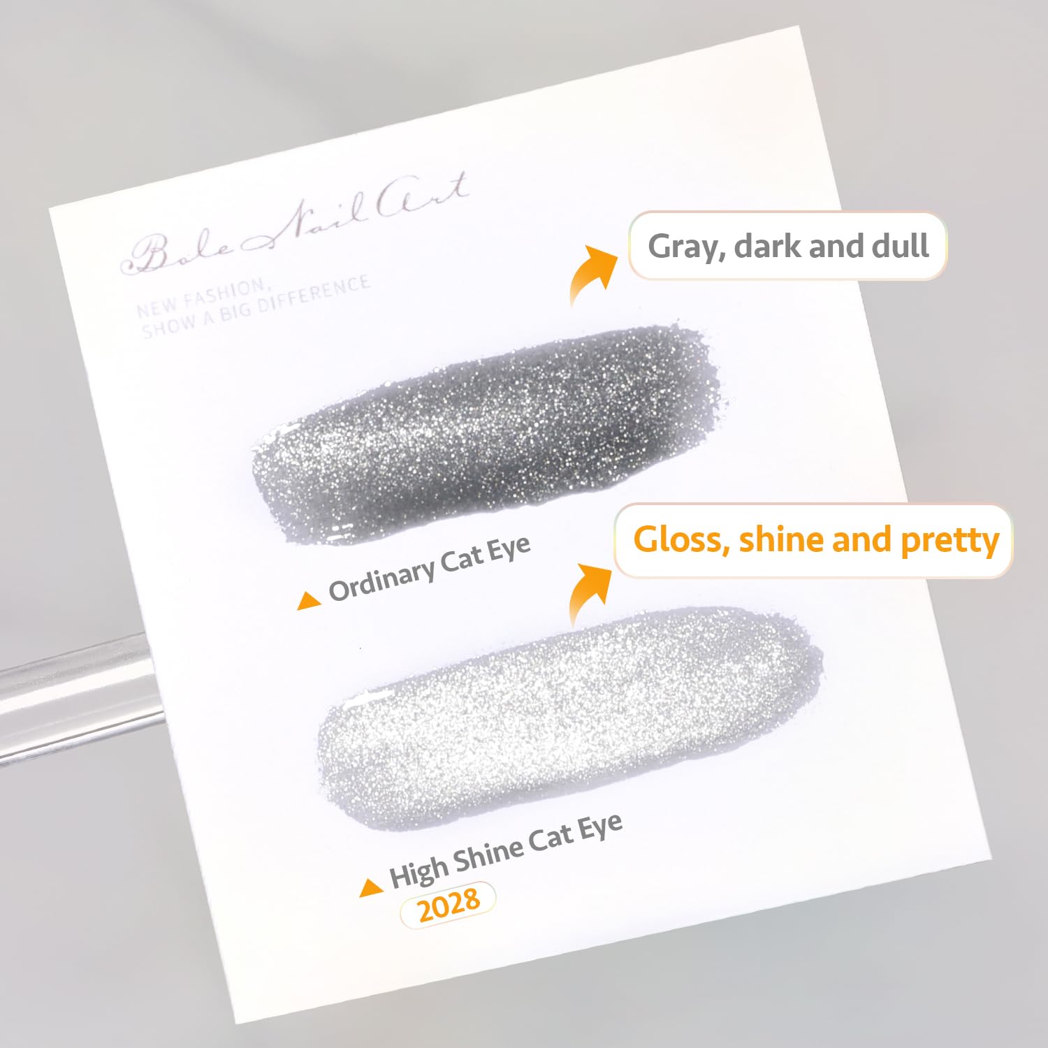 Foto 2 | Esmalte De Uñas Gaoy Cat Eye Gel, 16 Ml, Plateado Holográfico Con Imán - Venta Internacional.