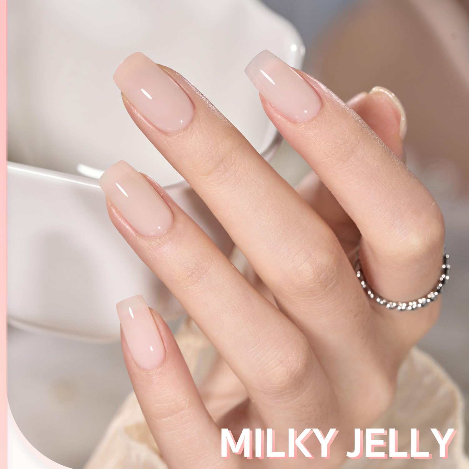 Foto 4 pulgar | Set De Esmaltes De Uñas Gaoy Milky Jelly Nude Gel, 6 Colores, 7,3 Ml - Venta Internacional.