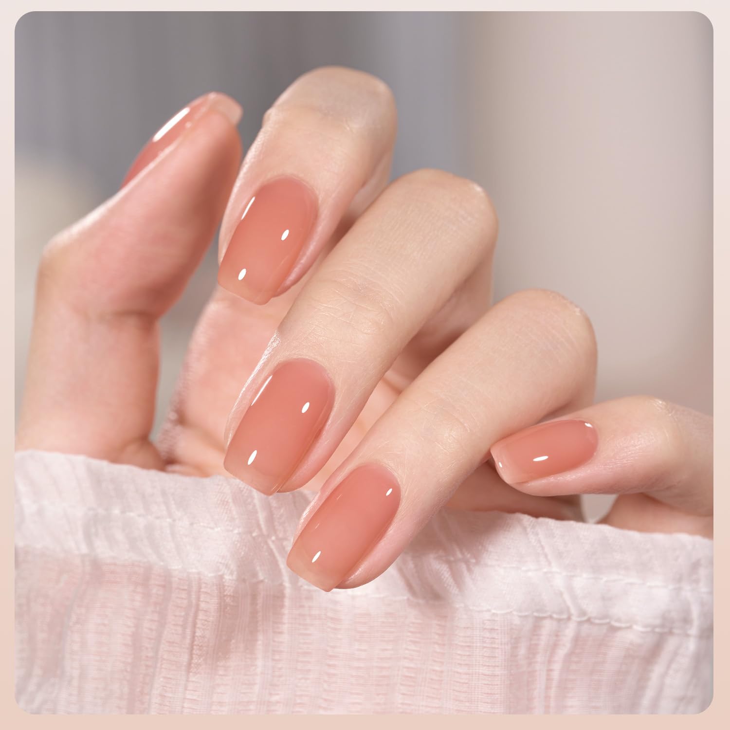 Foto 5 pulgar | Set De Esmaltes De Uñas Gaoy Milky Jelly Nude Gel, 6 Colores, 7,3 Ml - Venta Internacional.