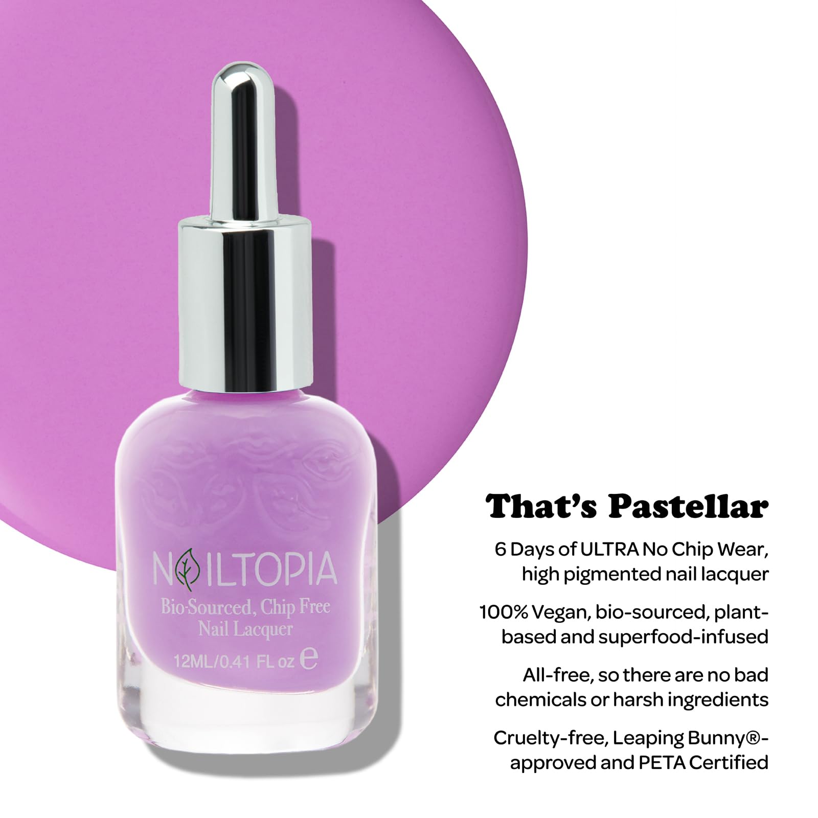 Foto 3 pulgar | Esmalte De Uñas Nailtopia, De Origen Biológico, Sin Astillas, 12 Ml, En Pasta - Venta Internacional.