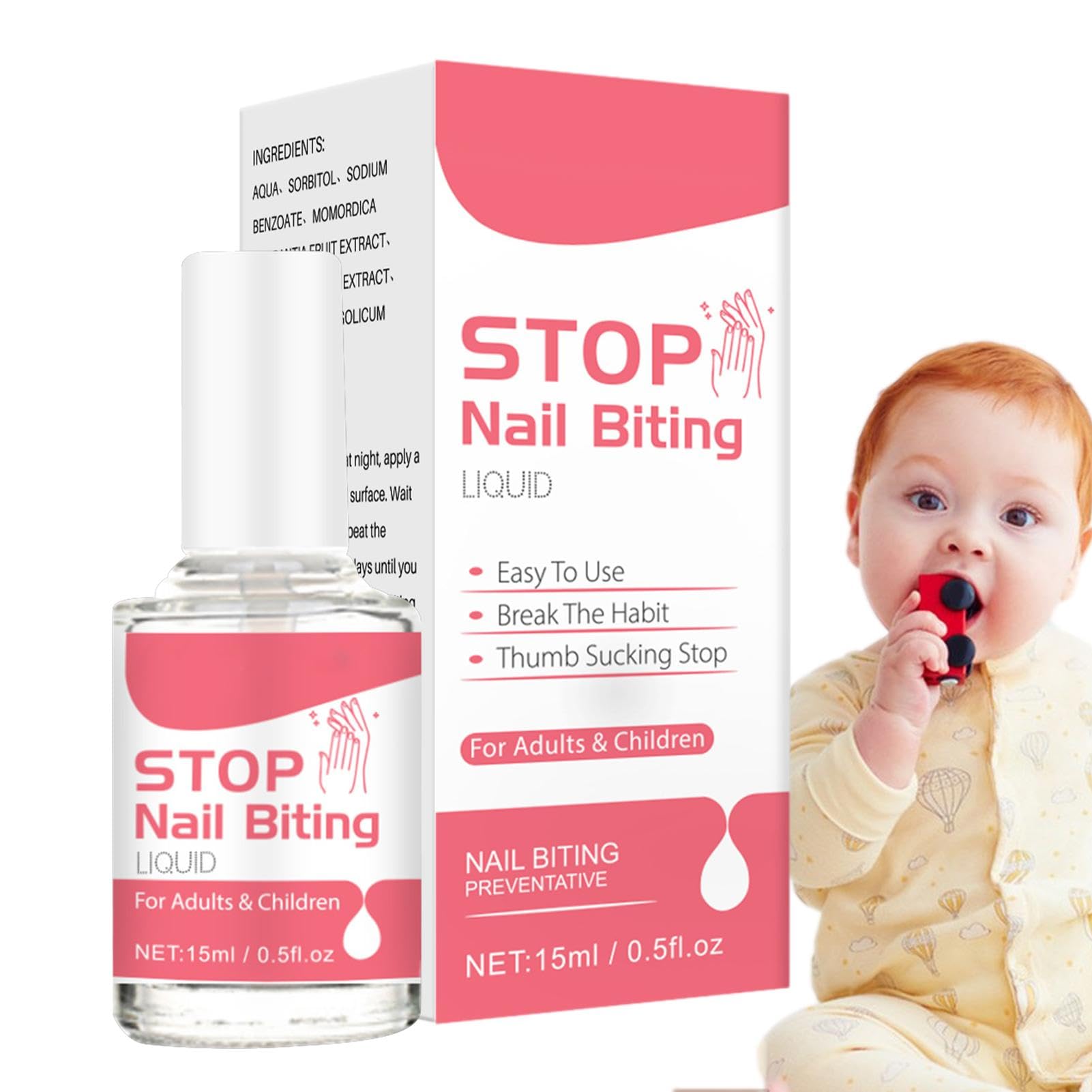 Foto 1 | Esmalte Para Morder Uñas, 15 Ml | Esmalte Que No Se Muerde Las Uñas - Venta Internacional.