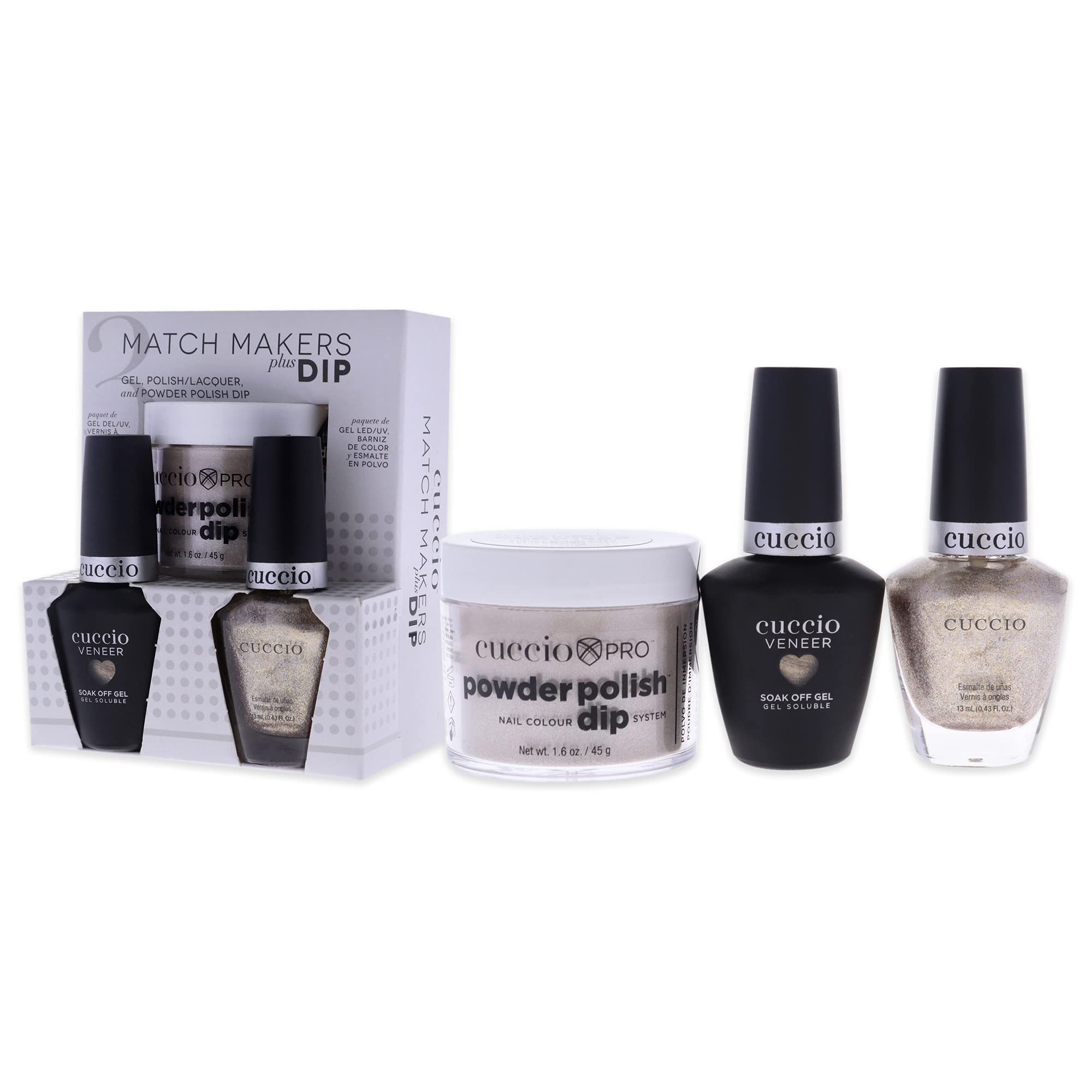 Foto 5 pulgar | Kit De Baño Para Uñas Cuccio Colour Matchmakers Plus Pop, Fizz, Clink - Venta Internacional.