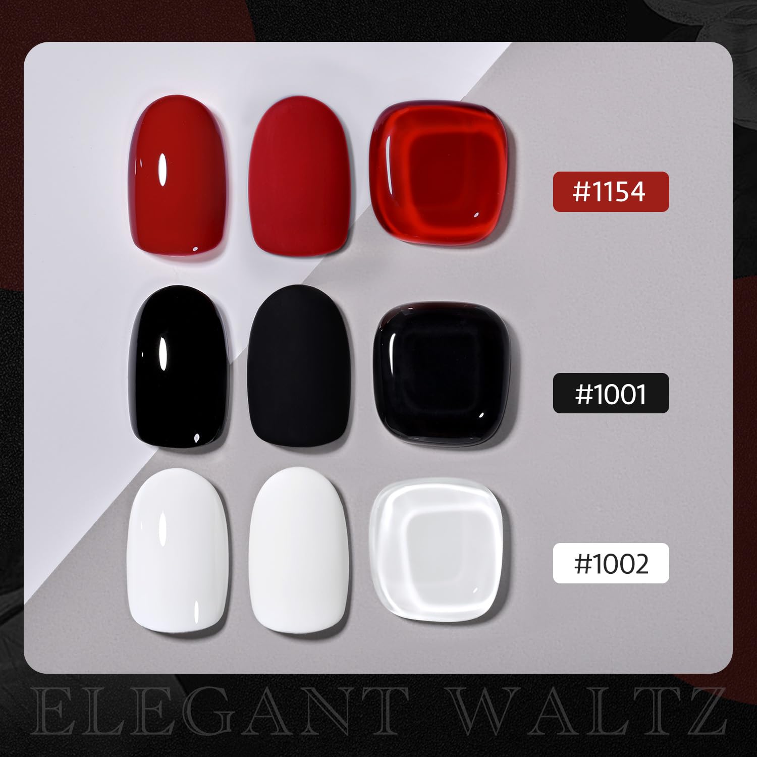 Foto 3 pulgar | Kit De Esmaltes De Uñas En Gel Gaoy Elegant Waltz, 3 Colores, 16 Ml, Remojo Uv - Venta Internacional.