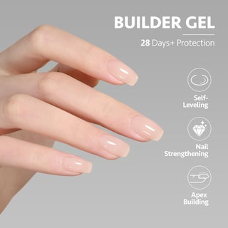 Foto 3 | Gel Formador De Uñas Gaoy, 16 Ml, Fortalecedor De Uñas, Color Rosa Lechoso - Venta Internacional.