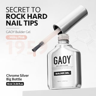 Foto 6 | Gel Formador De Uñas Gaoy, 16 Ml, Fortalecedor De Uñas, Color Rosa Lechoso - Venta Internacional.