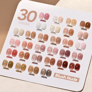 Foto 2 | Set De Esmaltes De Uñas Gaoy Jelly Gel Sheer Pink Nude, 33 Unidades Con Acc - Venta Internacional.