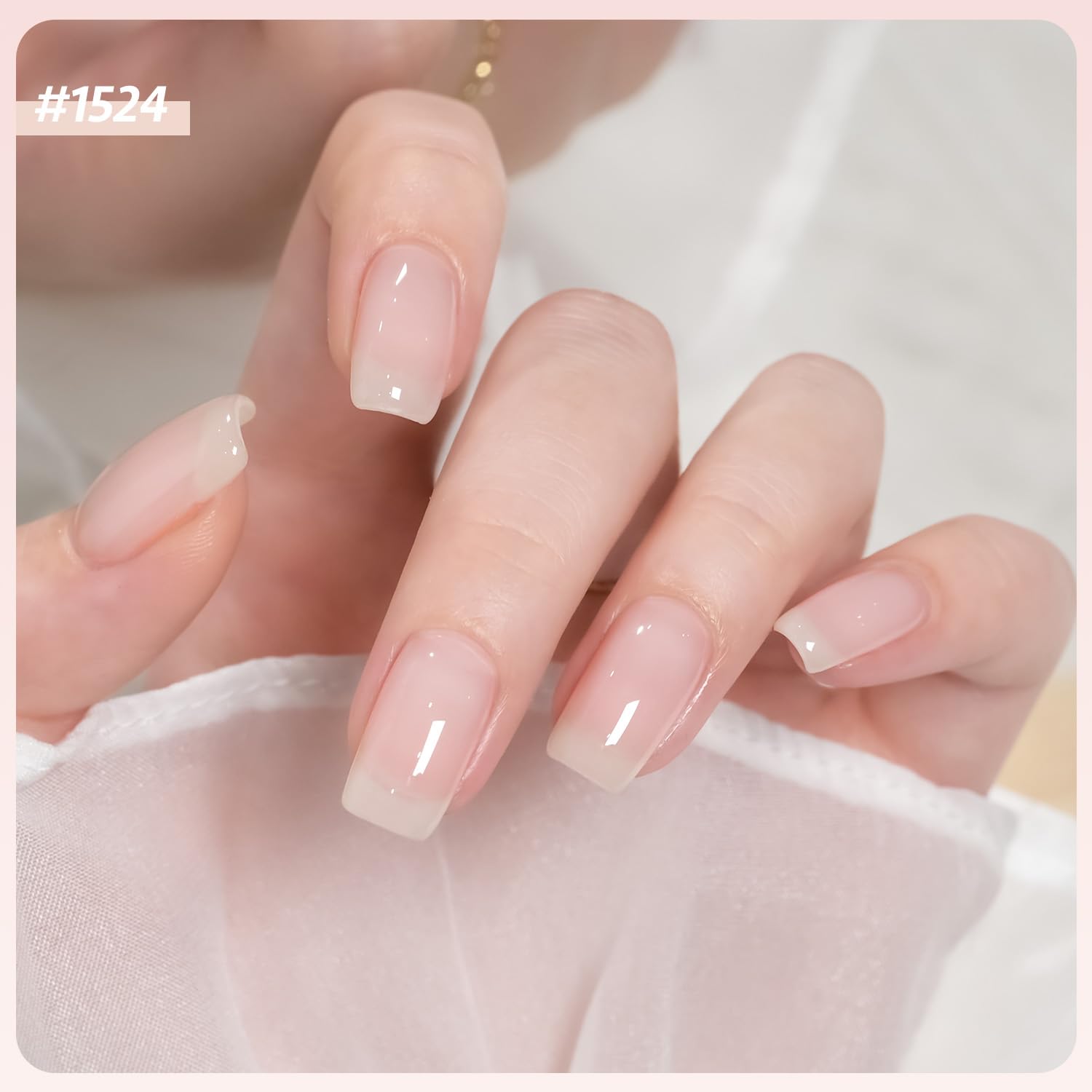 Foto 4 pulgar | Set De Esmaltes De Uñas Gaoy Jelly Gel Sheer Pink Nude, 33 Unidades Con Acc - Venta Internacional.