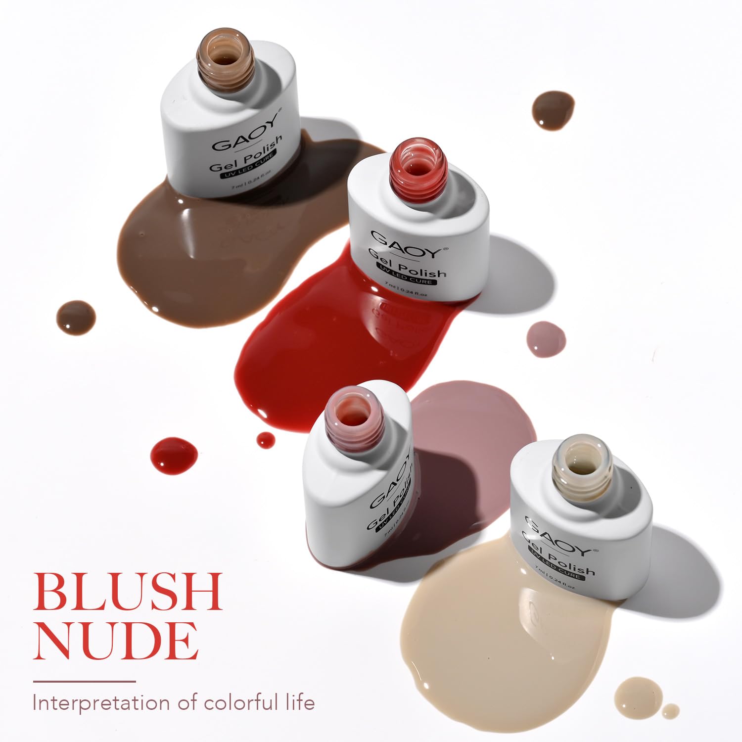 Foto 5 | Set De Esmaltes De Uñas Gaoy Jelly Gel Sheer Pink Nude, 33 Unidades Con Acc - Venta Internacional.