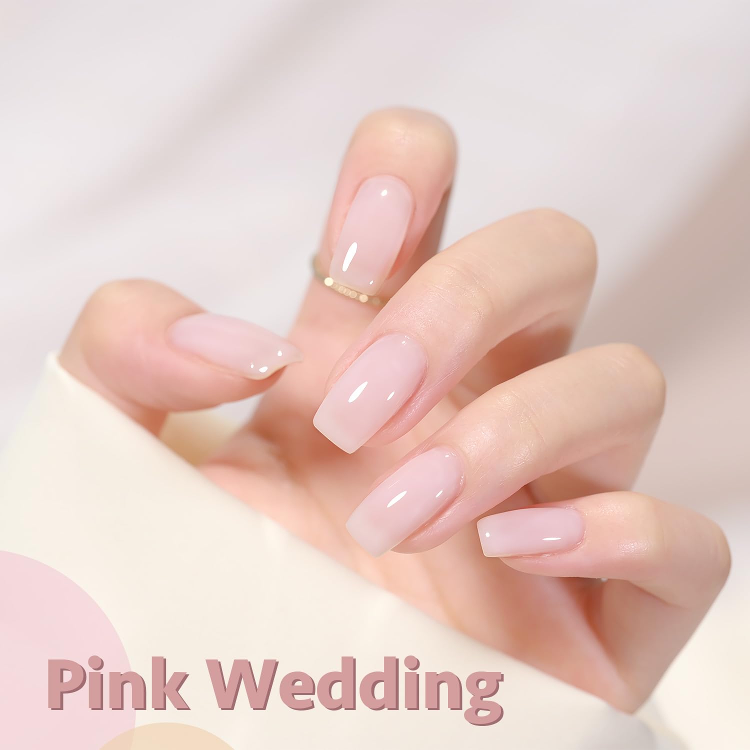 Foto 4 pulgar | Esmalte De Uñas En Gel Gaoy Jelly Nude Sheer Pink, 16 Ml, Para Decoración De Uñas - Venta Internacional.