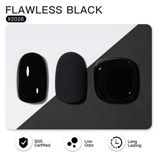Foto 2 | Esmalte De Uñas En Gel Gaoy, Negro, 16 Ml, Remoja Y Cura Con Luz Uv - Venta Internacional.