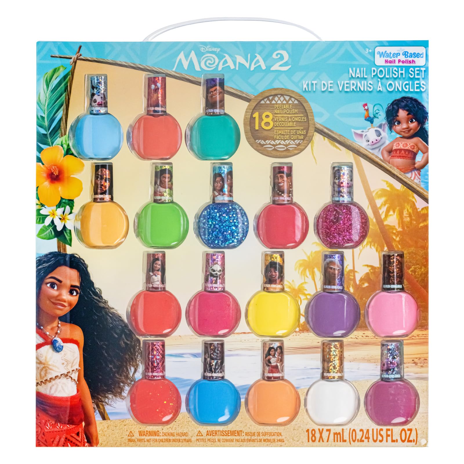 Foto 1 | Set De Esmaltes De Uñas Townley Girl Moana 2 A Base De Agua, 18 Unidades, 3 O Más - Venta Internacional.