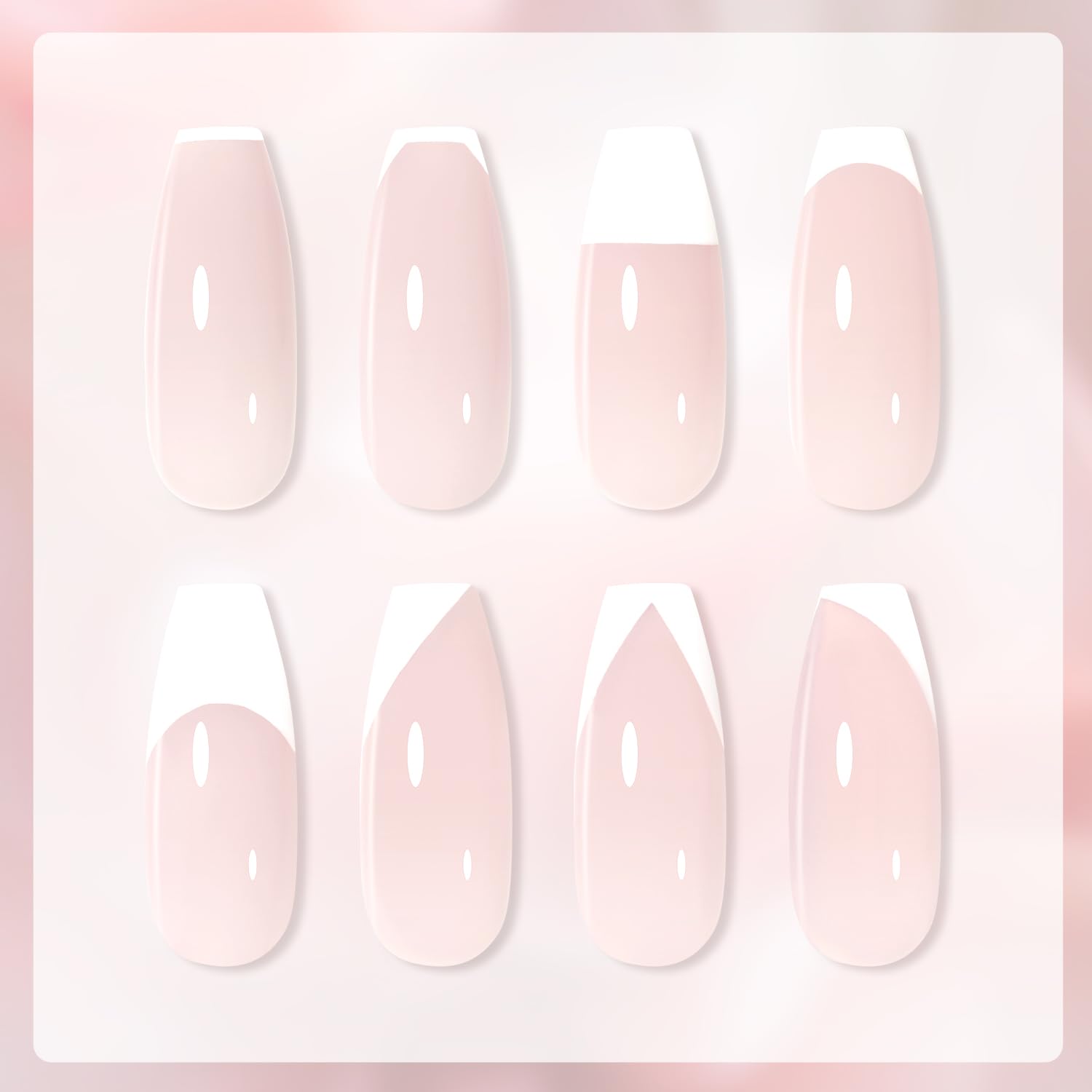 Foto 5 pulgar | Estampador De Uñas Gaoy Con 2 Esmaltes En Gel, 16 Ml, Kit De Manicura Francesa - Venta Internacional.