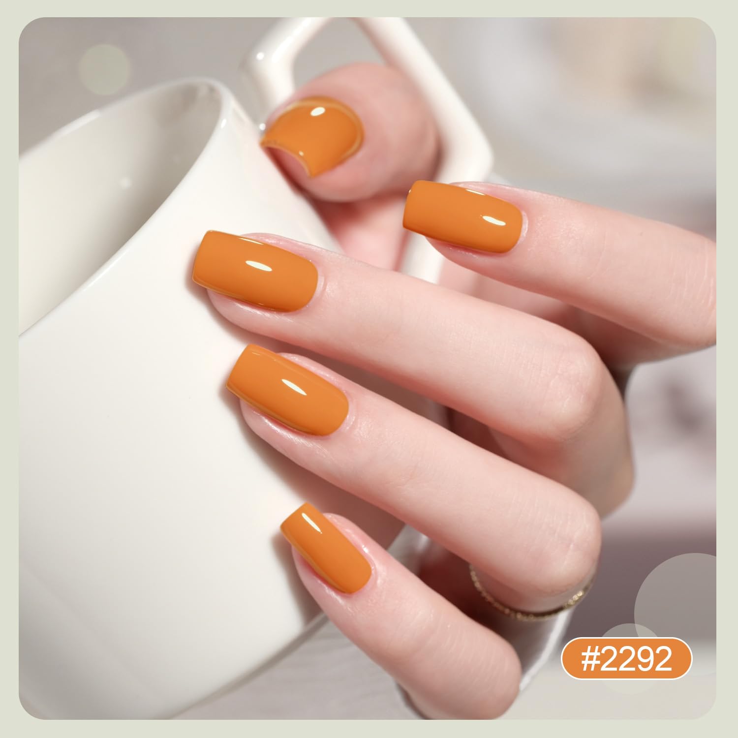 Foto 5 pulgar | Set De Esmaltes De Uñas Gaoy, Gel Amarillo Y Naranja, 6 Colores, 7,3 Ml - Venta Internacional.