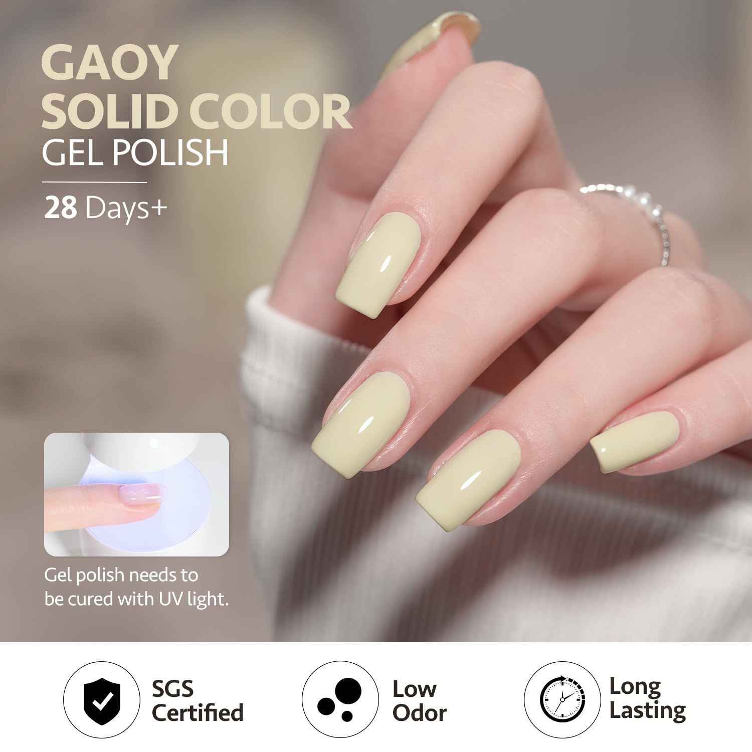 Foto 5 | Set De Esmaltes De Uñas Gaoy, Gel Amarillo Y Naranja, 6 Colores, 7,3 Ml - Venta Internacional.