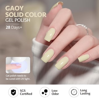 Foto 5 | Set De Esmaltes De Uñas Gaoy, Gel Amarillo Y Naranja, 6 Colores, 7,3 Ml - Venta Internacional.