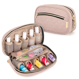 Foto 1 | Estuche De Esmalte De Uñas Luxja Con Capacidad Para 10 Botellas De 15 Ml Con Bolsillos Con Cierre - Venta Internacional