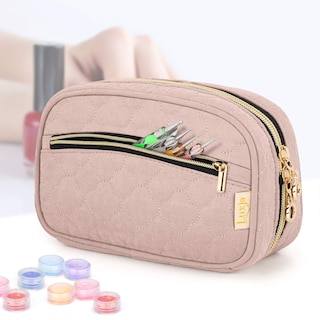 Foto 4 | Estuche De Esmalte De Uñas Luxja Con Capacidad Para 10 Botellas De 15 Ml Con Bolsillos Con Cierre - Venta Internacional