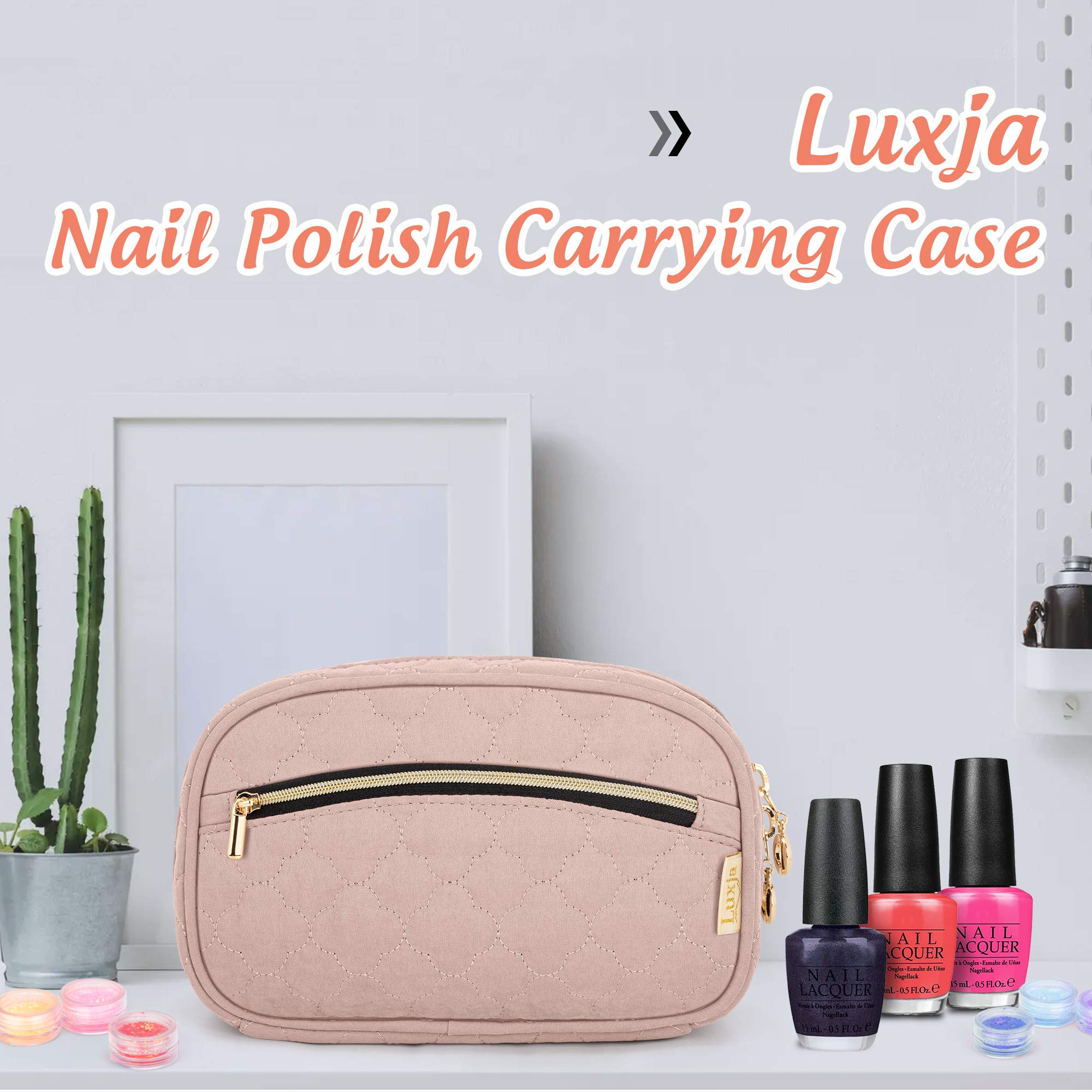 Foto 8 pulgar | Estuche De Esmalte De Uñas Luxja Con Capacidad Para 10 Botellas De 15 Ml Con Bolsillos Con Cierre - Venta Internacional