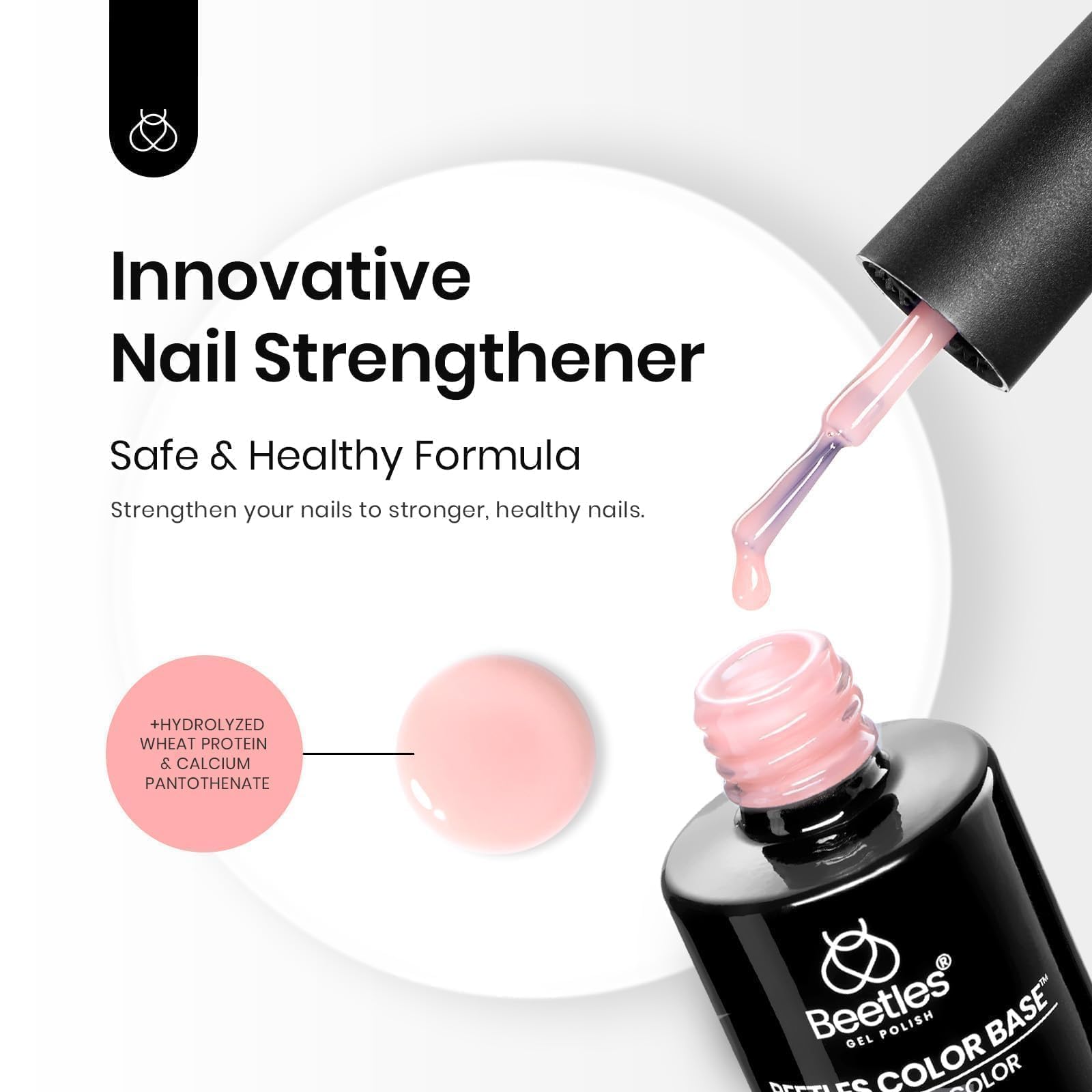 Foto 2 | Set De Gel Para Uñas Beetles Color Base 7,5 Ml, 6 Unidades Con Base De Goma - Venta Internacional.