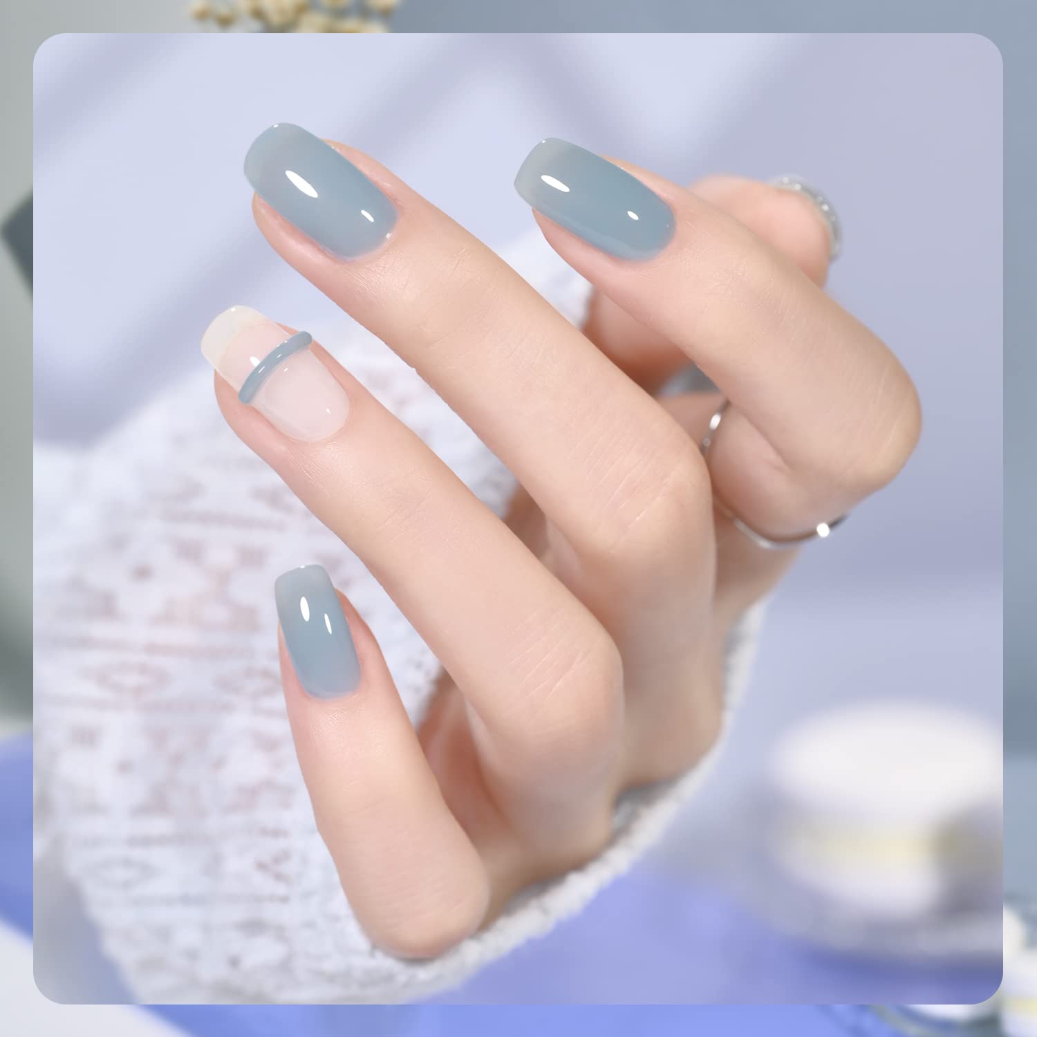 Foto 4 pulgar | Kit De Esmaltes De Uñas En Gel Gaoy Cloudy Coast, 3 Colores, 16 Ml, Uv Soak Off - Venta Internacional.