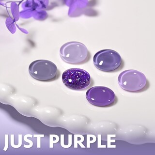 Foto 6 | Set De Esmaltes De Uñas En Gel Gaoy Purple, 6 Colores, Purpurina - Venta Internacional.