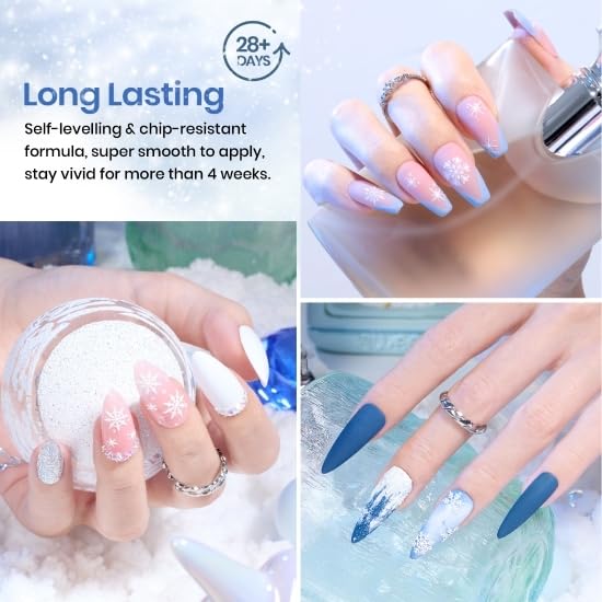 Foto 4 pulgar | Set De Esmaltes De Uñas En Gel Beetles, 6 Unidades: Azul, Verde Y Azul Oscuro - Venta Internacional.