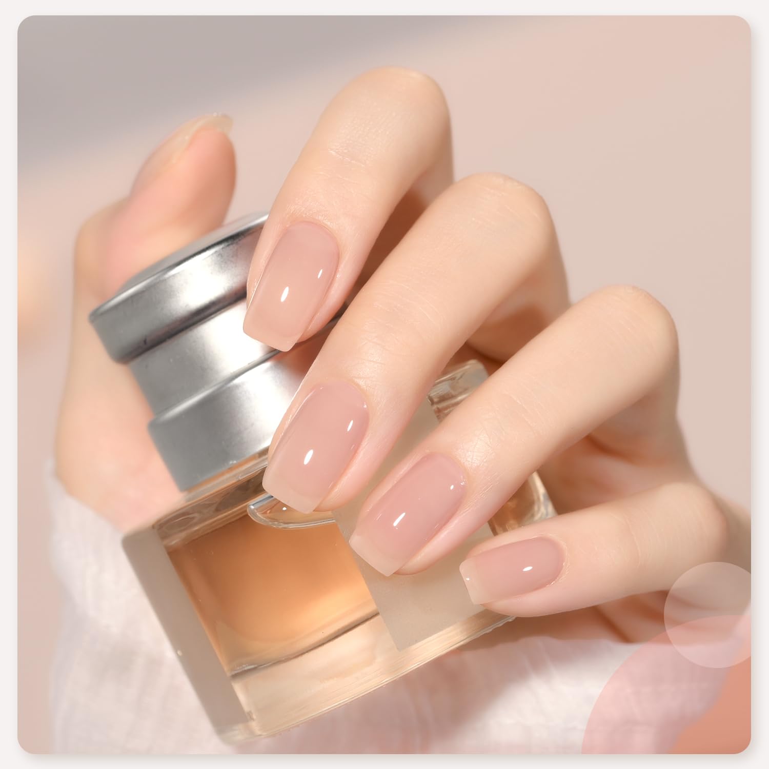 Foto 4 | Set De Esmaltes De Uñas Gaoy Milky Pink Jelly Nude Gel 7,3 Ml X6 - Venta Internacional.