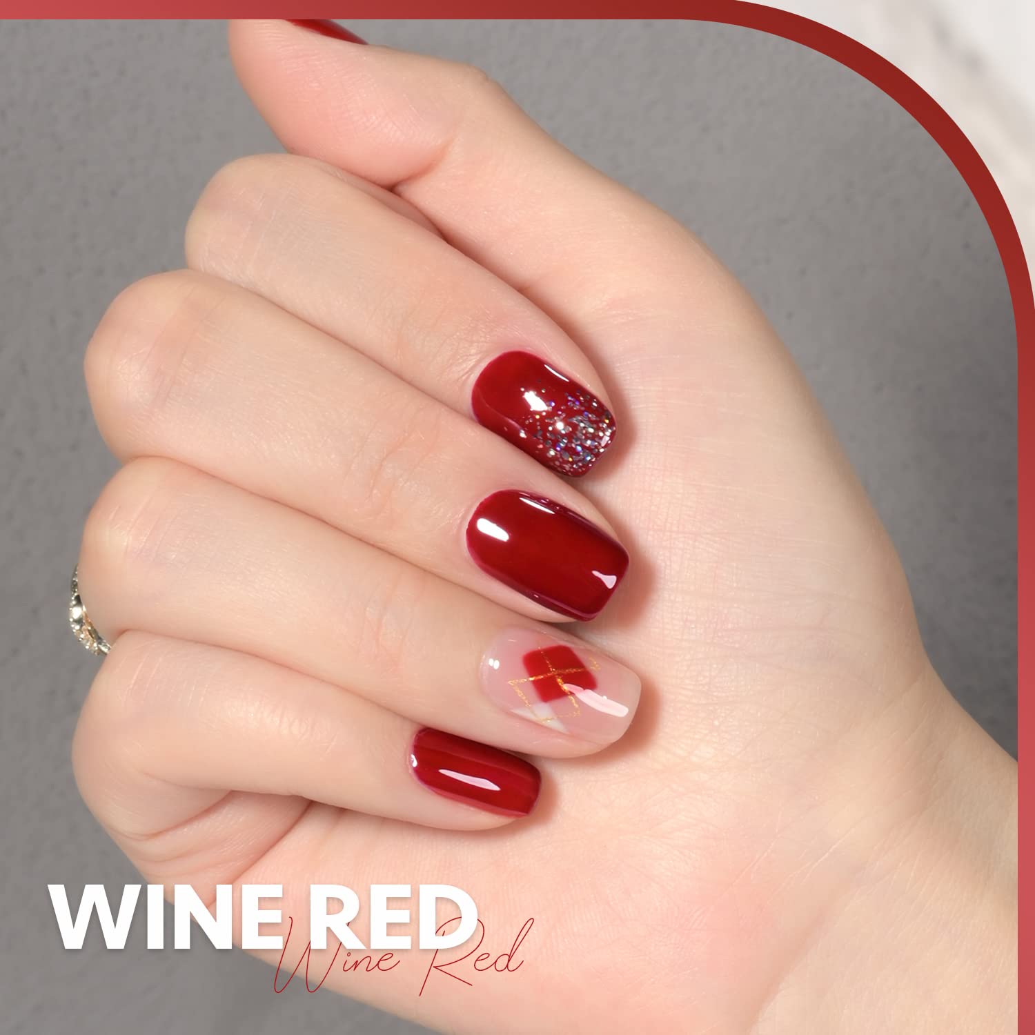 Foto 6 pulgar | Esmalte De Uñas Gaoy Sheer Red Gel 16 Ml Soak Off Translúcido - Venta Internacional.