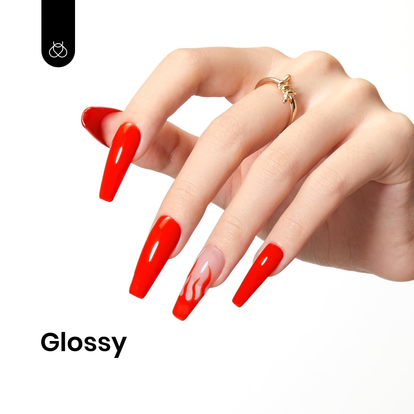 Foto 3 | Esmalte De Uñas En Gel Beetles, Manzana Confitada De Color Rojo Brillante, 15 Ml - Venta Internacional.