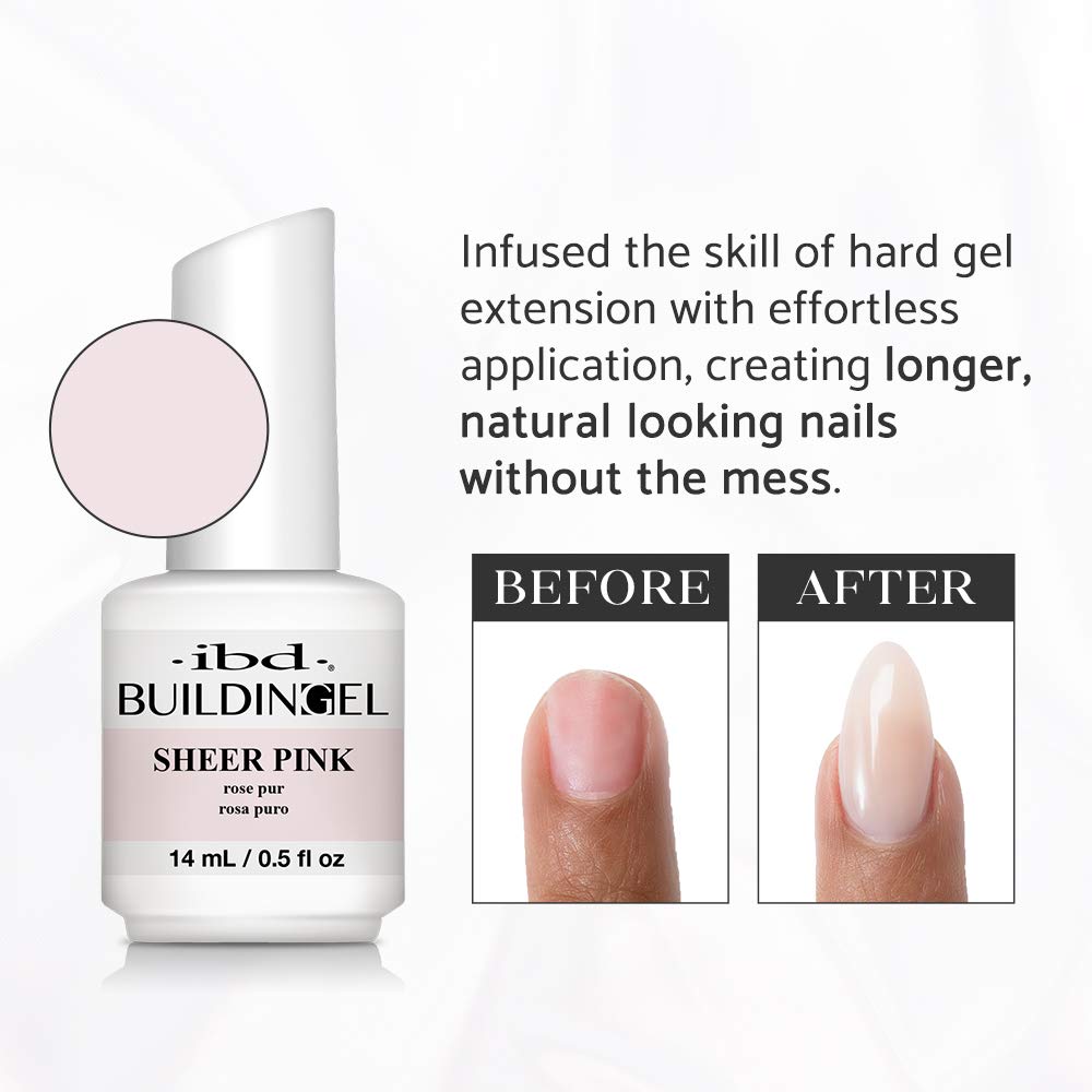 Foto 4 pulgar | Gel De Extensión De Uñas Para La Enfermedad Inflamatoria Intestinal, Color Rosa Transparente, 15 Ml - Venta Internac