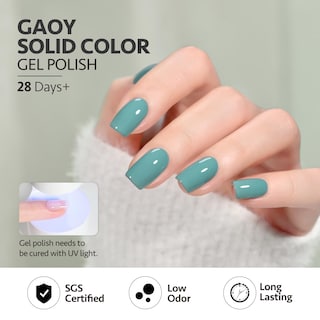 Foto 5 | Set De Esmaltes De Uñas En Gel Gaoy Green Dark Forest Green Blue Grey - Venta Internacional.