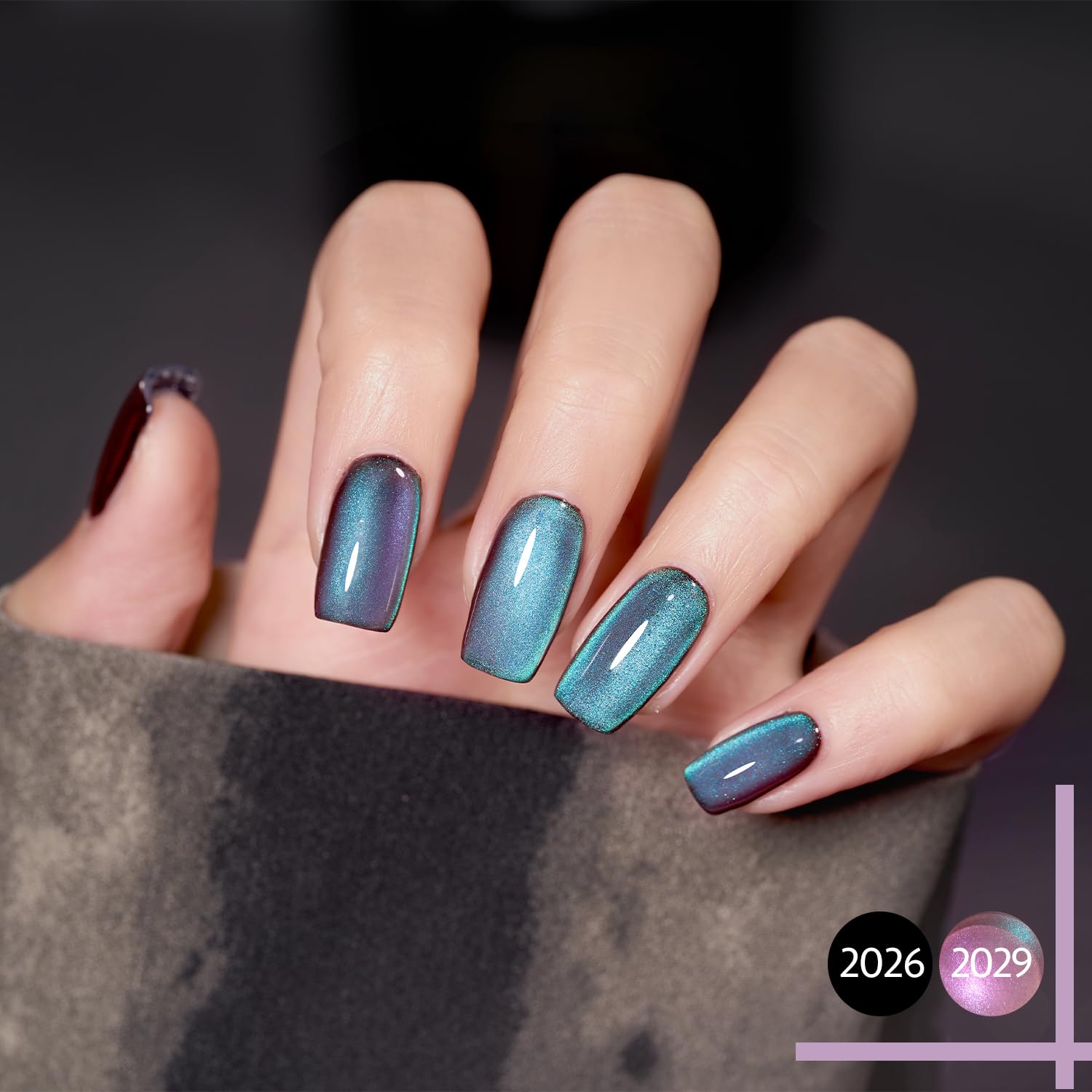 Foto 5 pulgar | Esmalte De Uñas Gaoy Cat Eye Gel 16 Ml Con Purpurina Holográfica 2029 - Venta Internacional.