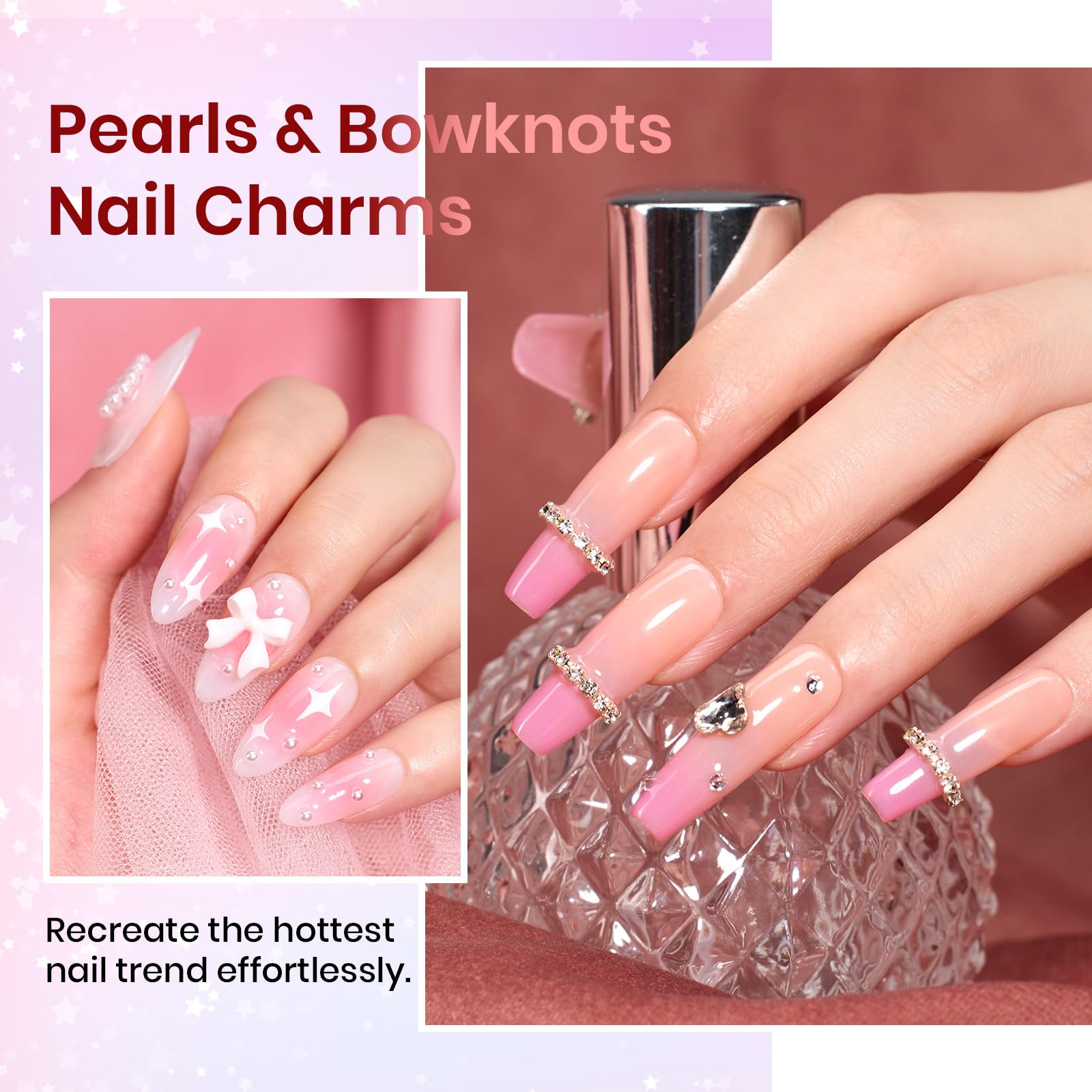 Foto 2 | Set De Esmaltes De Uñas Beetles Jelly Gel, 20 Colores, Purpurina Rosa - Venta Internacional.