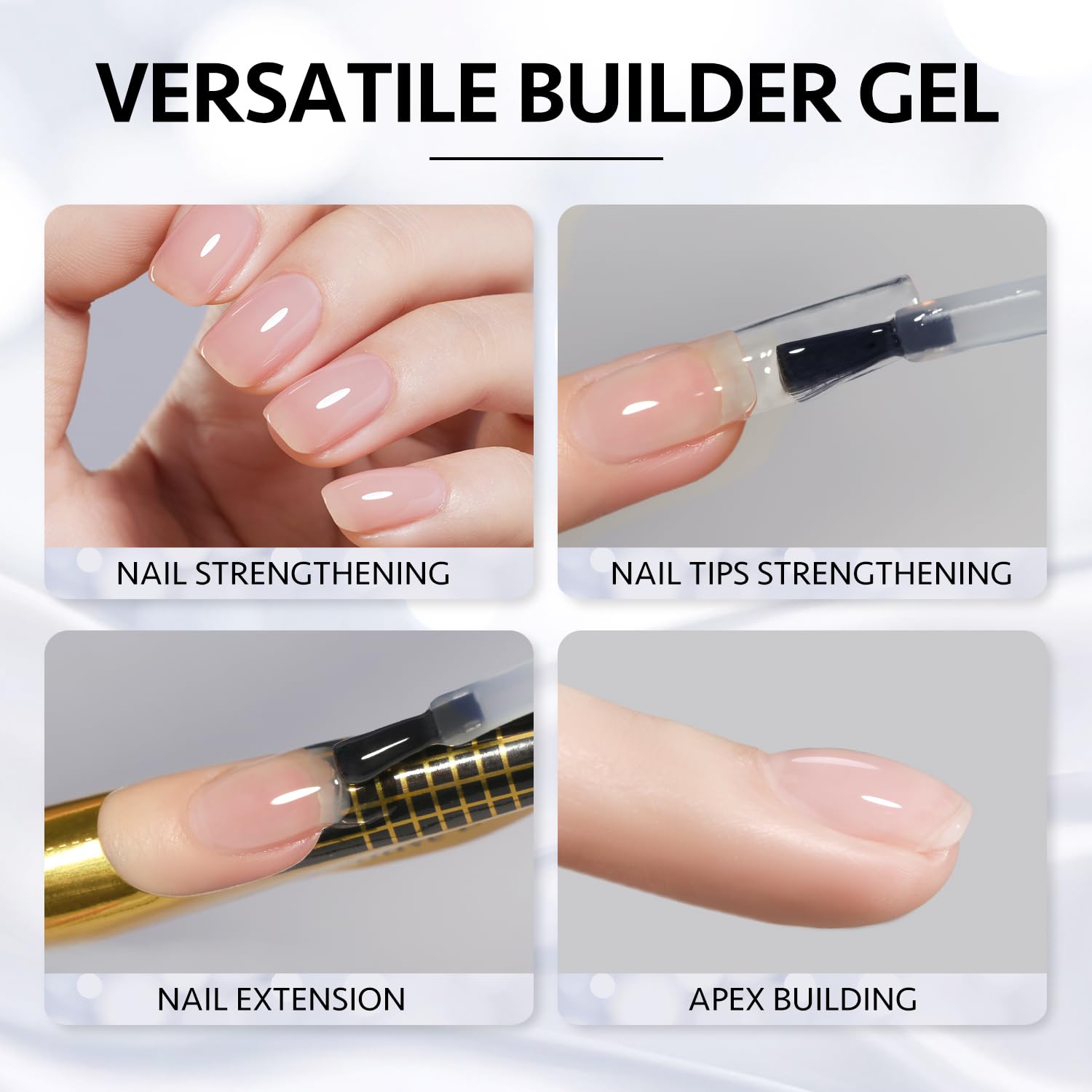 Foto 6 pulgar | Gel Constructor Gaoy 16 Ml X 2 Para Fortalecer Y Extender Las Uñas - Venta Internacional.