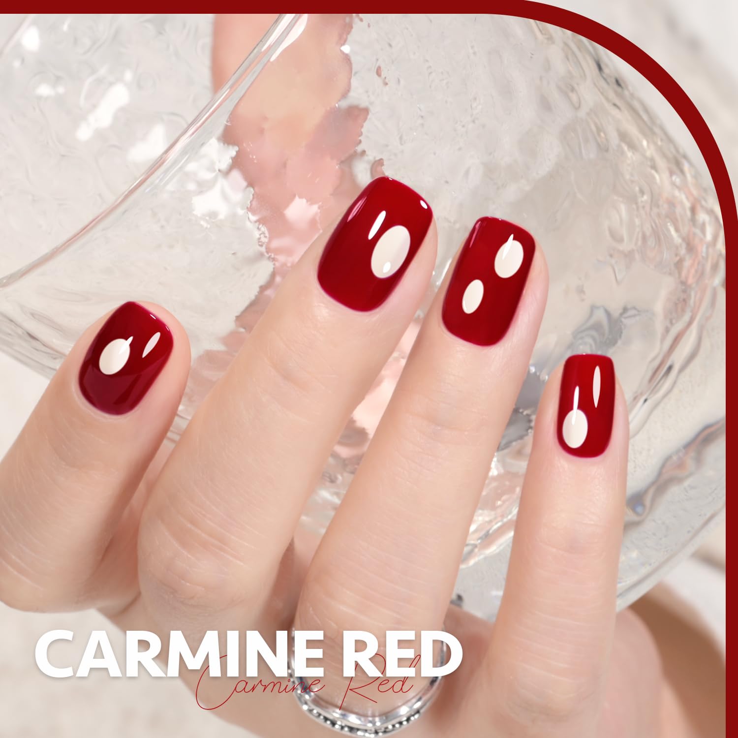 Foto 6 pulgar | Esmalte De Uñas Gaoy Red Gel 16 Ml Soak Off Uv Light 1201 Carmine - Venta Internacional.