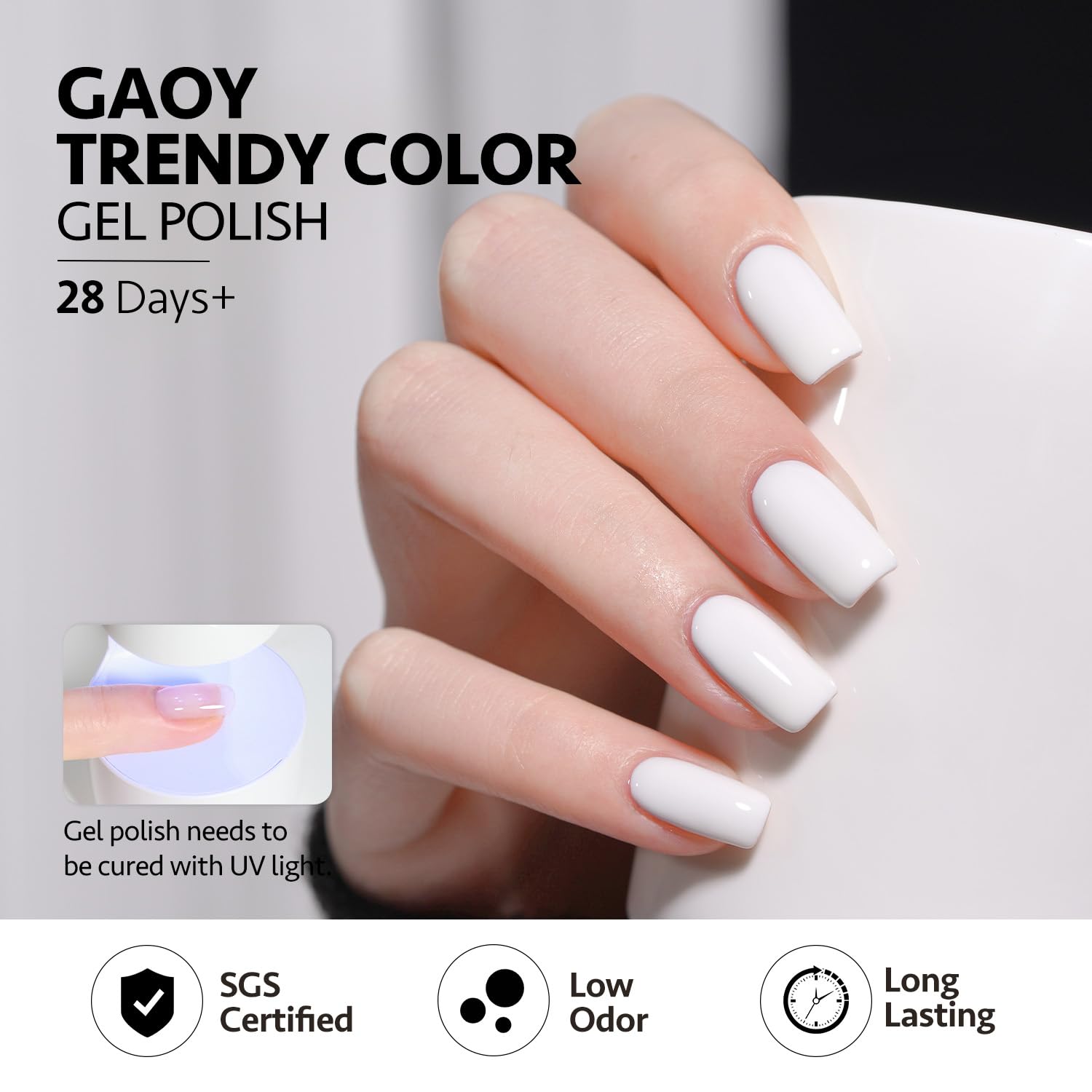 Foto 5 pulgar | Kit De Esmaltes De Uñas En Gel Gaoy, 23 Unidades, Rojo, Azul Y Verde Para Todas Las Estaciones - Venta Internacional.