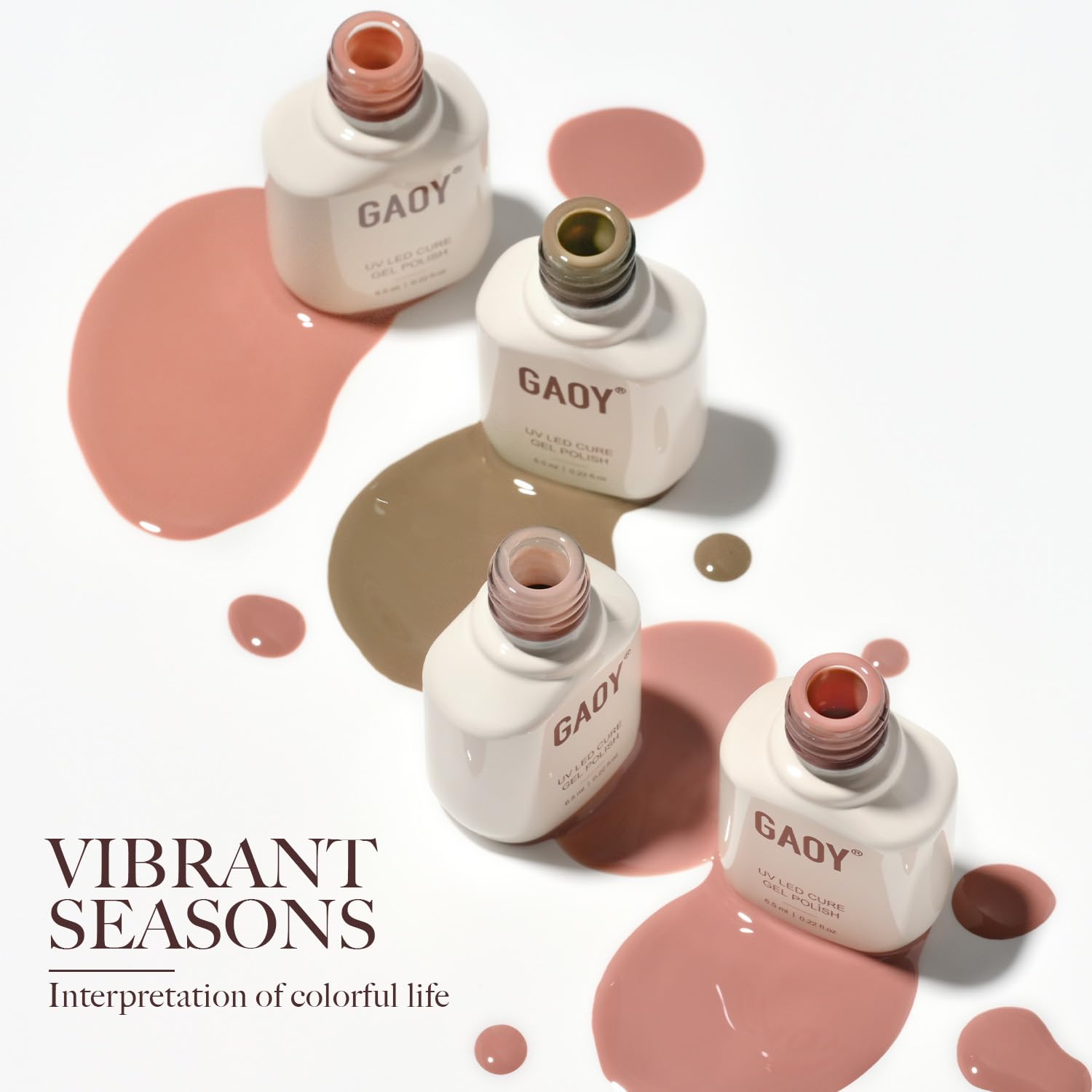 Foto 5 | Kit De Esmaltes De Uñas En Gel Gaoy, 23 Unidades, Rojo, Azul Y Verde Para Todas Las Estaciones - Venta Internacional.