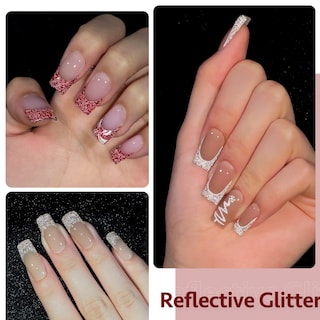 Foto 3 | Set De Esmaltes De Uñas Gaoy Reflective Gel Con Purpurina, 6 Colores, 7,3 Ml - Venta Internacional.