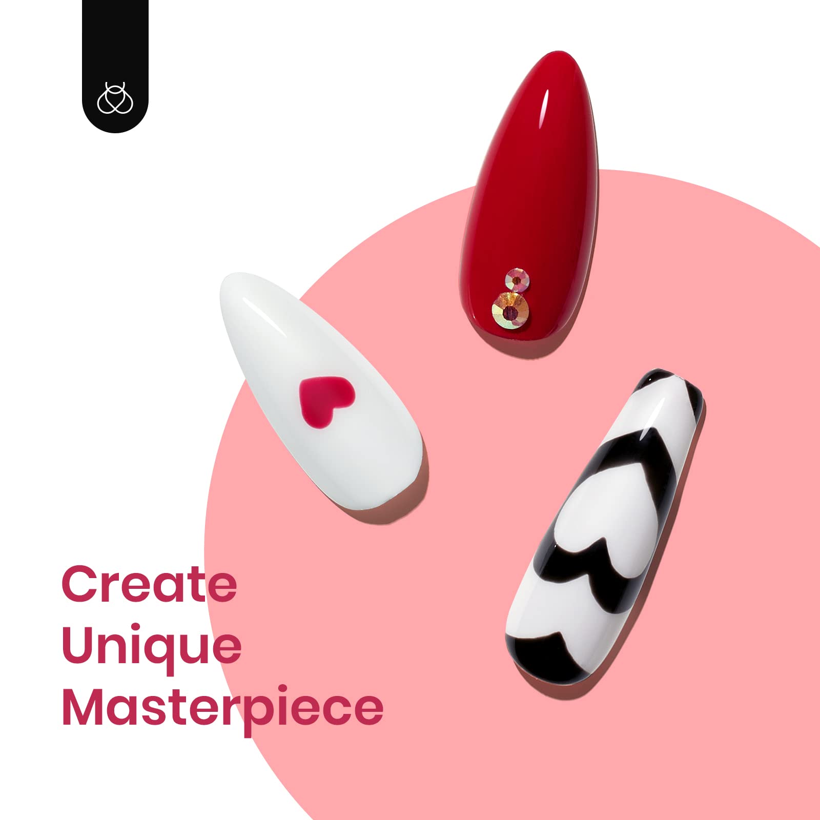 Foto 4 | Esmalte De Uñas En Gel Beetles Spring Queen Of Hearts, Juego De 6 Colores - Venta Internacional.