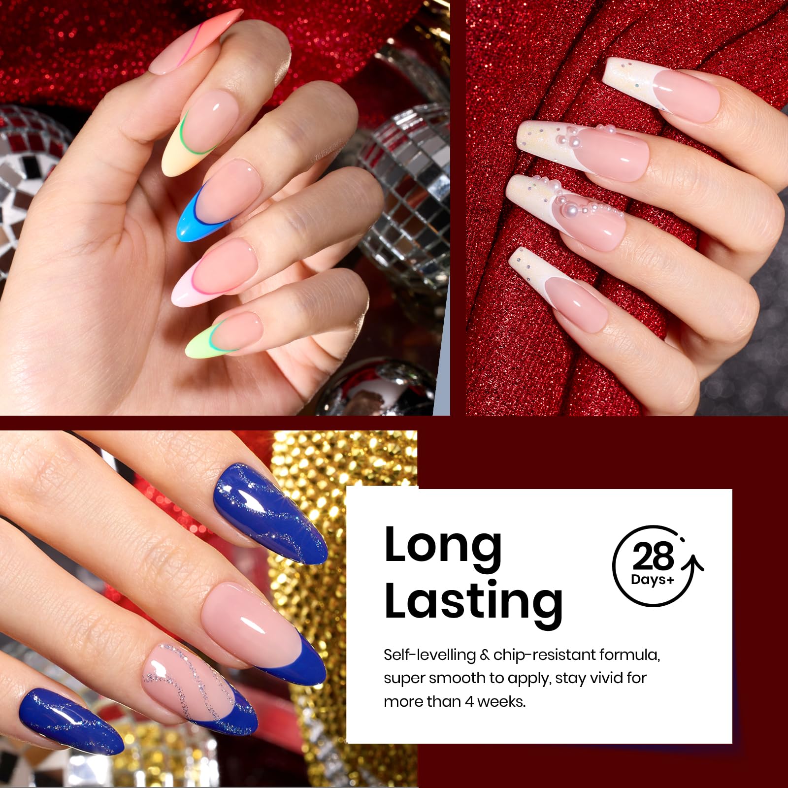 Foto 3 | Set De Esmaltes De Uñas Beetles Glitter Gel, 23 Unidades, Con Capa Superior Y Base - Venta Internacional.
