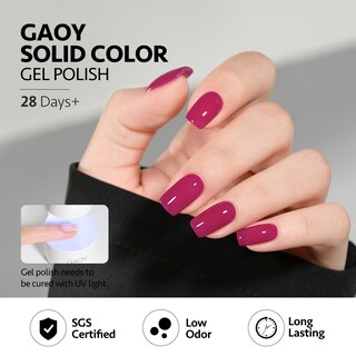 Foto 4 | Set De Esmaltes De Uñas En Gel Con Purpurina Gaoy, Ojo De Gato Rosa Intenso Con Imán - Venta Internacional.