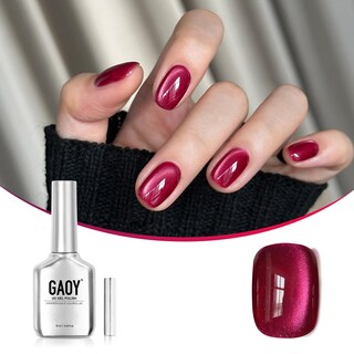 Foto 1 | Esmalte De Uñas Gaoy Glassy Cat Eye Gel 16 Ml Con Imán 2220 Ruby - Venta Internacional.