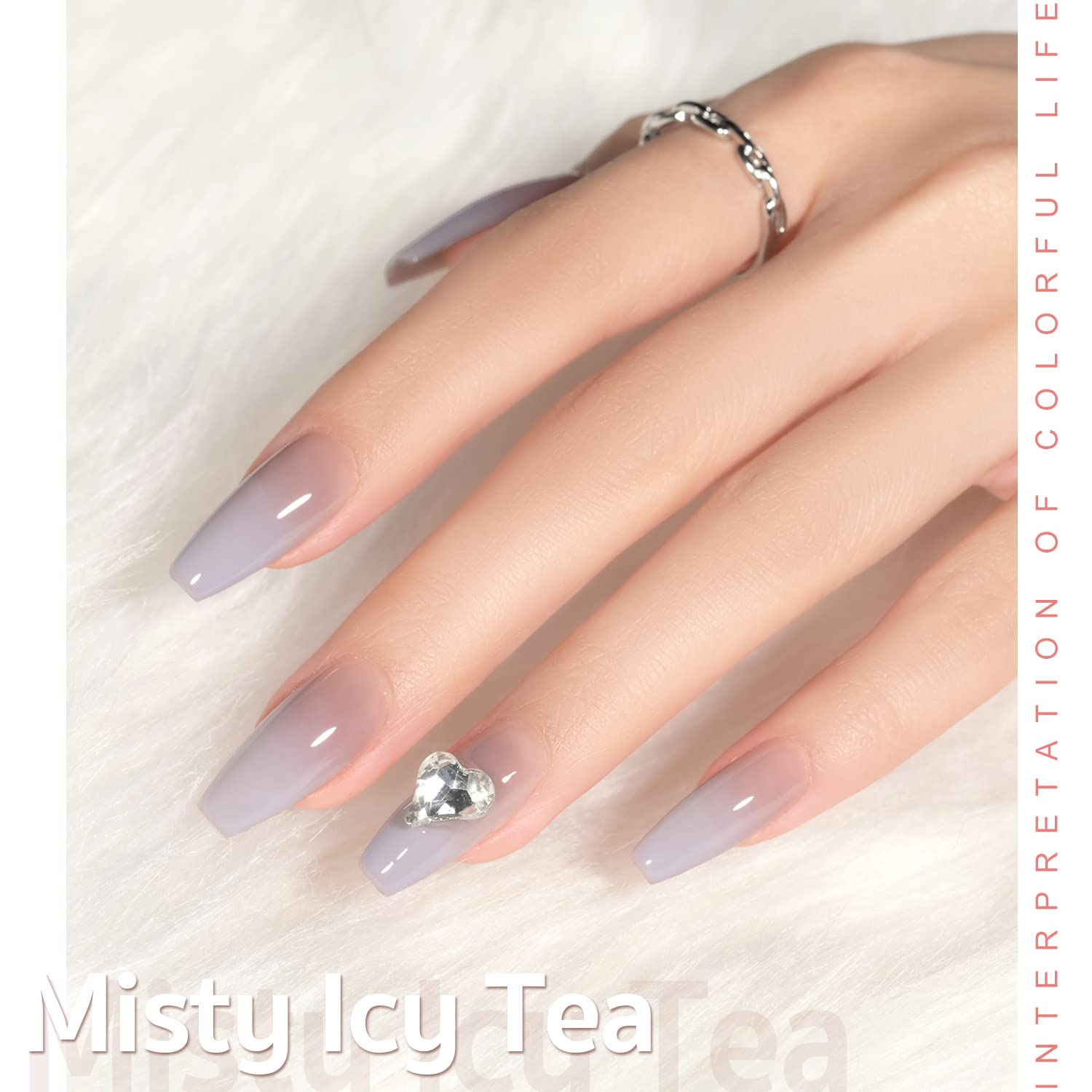 Foto 4 pulgar | Set De Esmaltes De Uñas Gaoy Jelly Nude, 6 Colores, 7,3 Ml, Uv Light Cure - Venta Internacional.