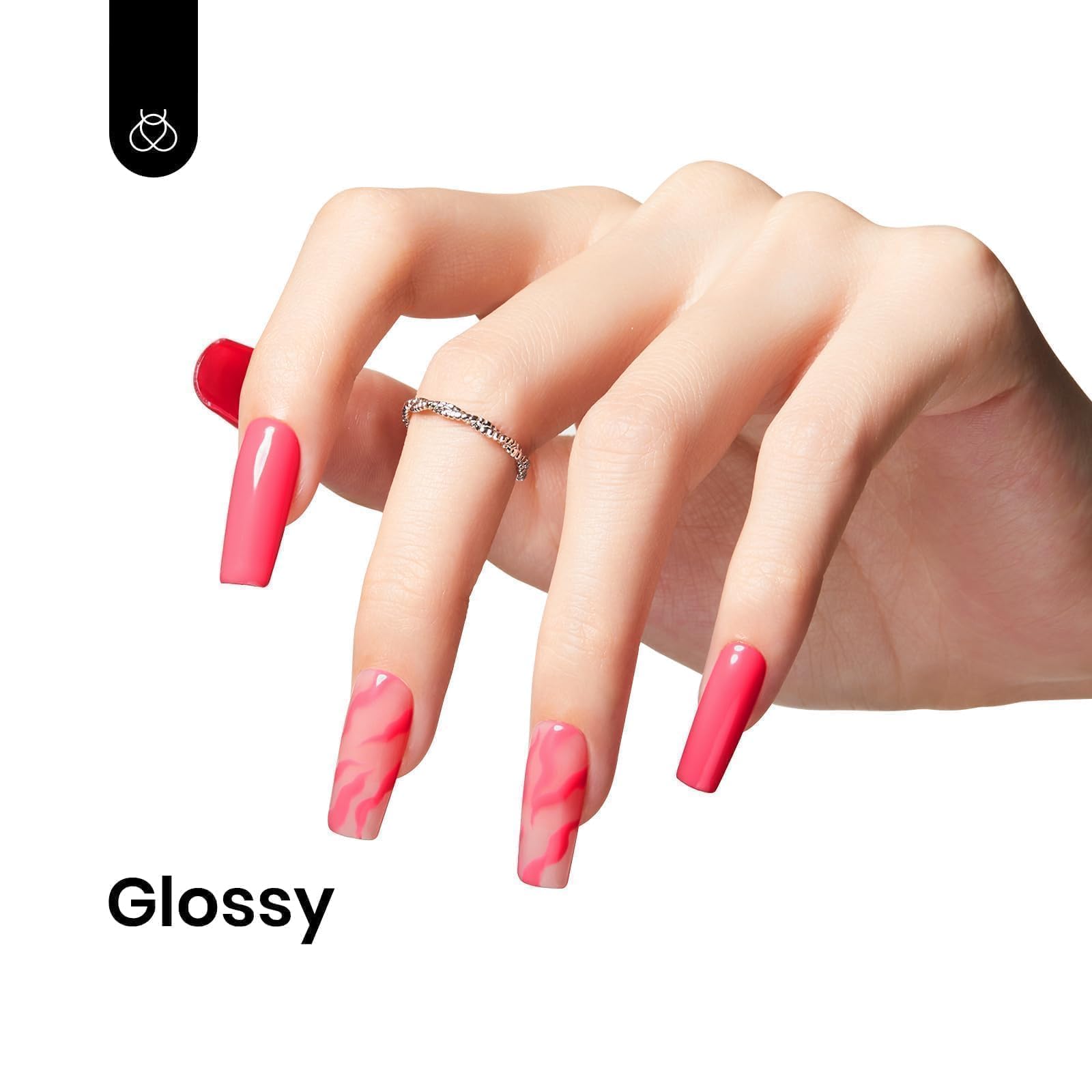 Foto 4 pulgar | Esmalte De Uñas En Gel Beetles Pink Strawberry, 15 Ml Soak Off - Venta Internacional.